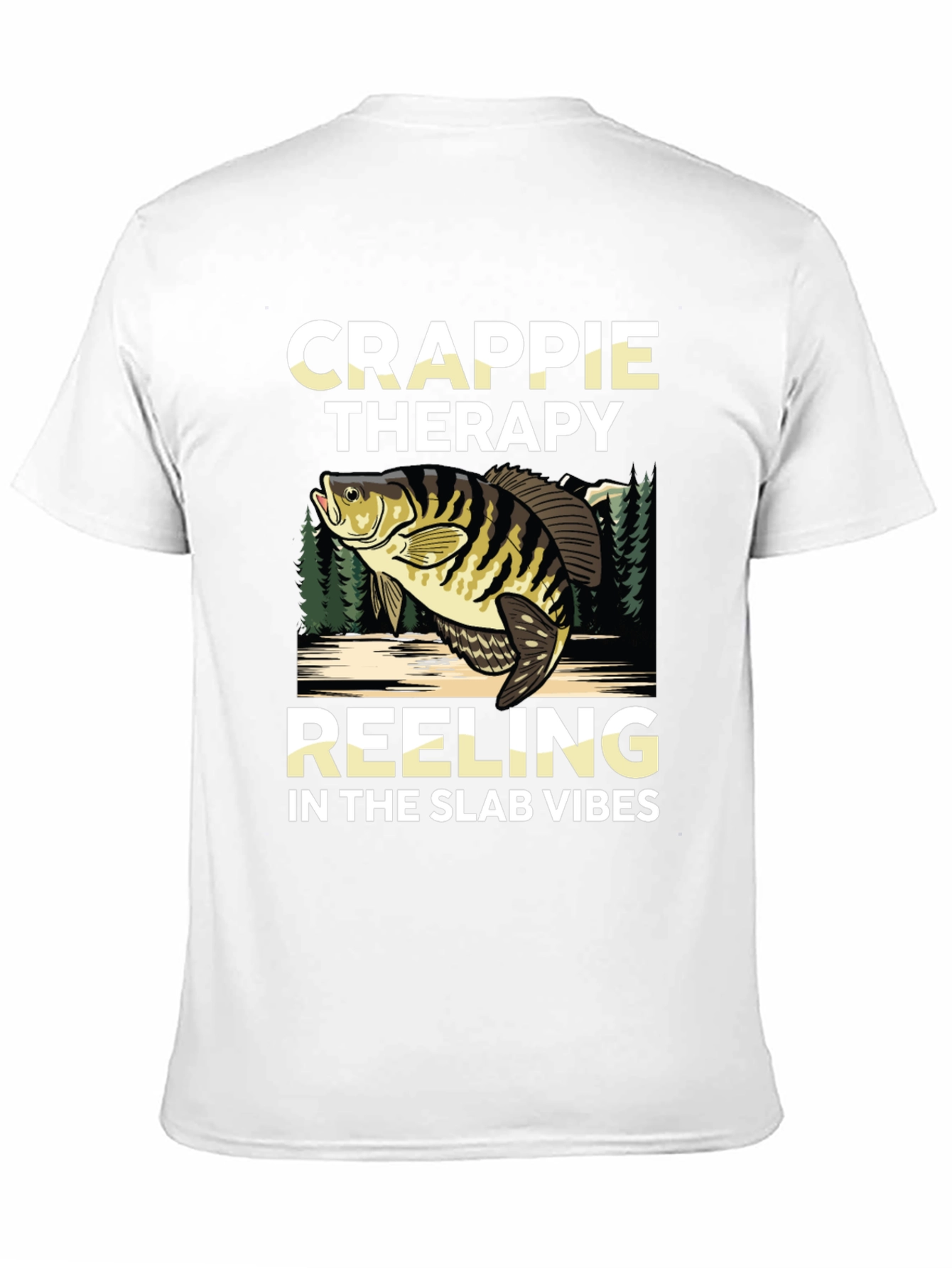 Crappie Therapy T-Shirt - Fishing Vibes