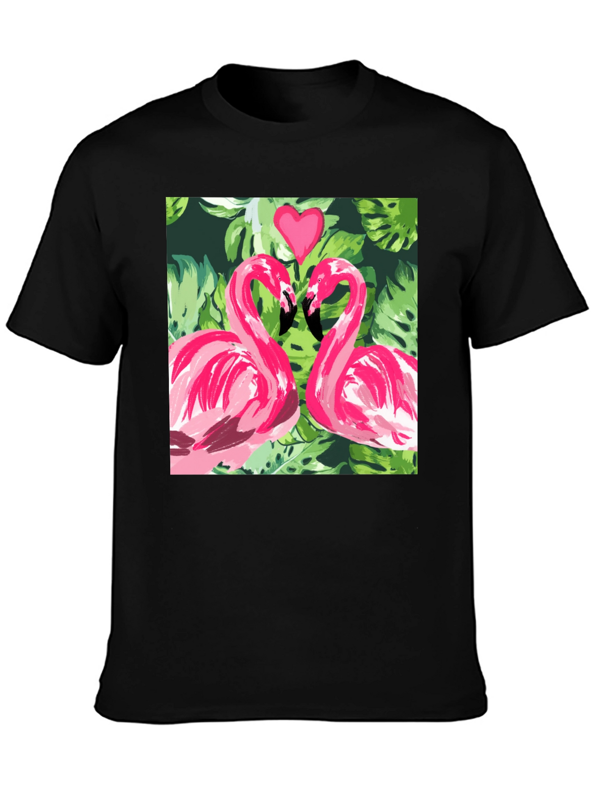 Flamingo Love Tee - Tropical T-Shirt