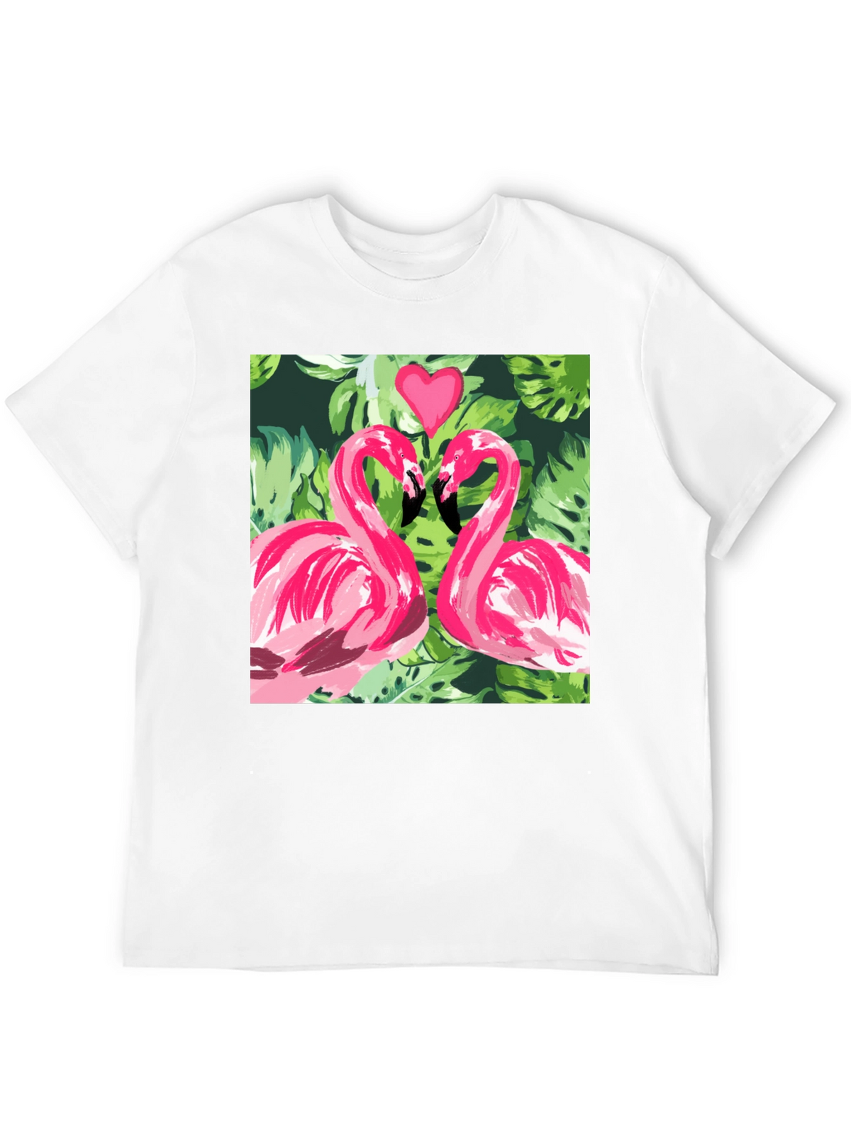 Flamingo Love Tee - Tropical T-Shirt