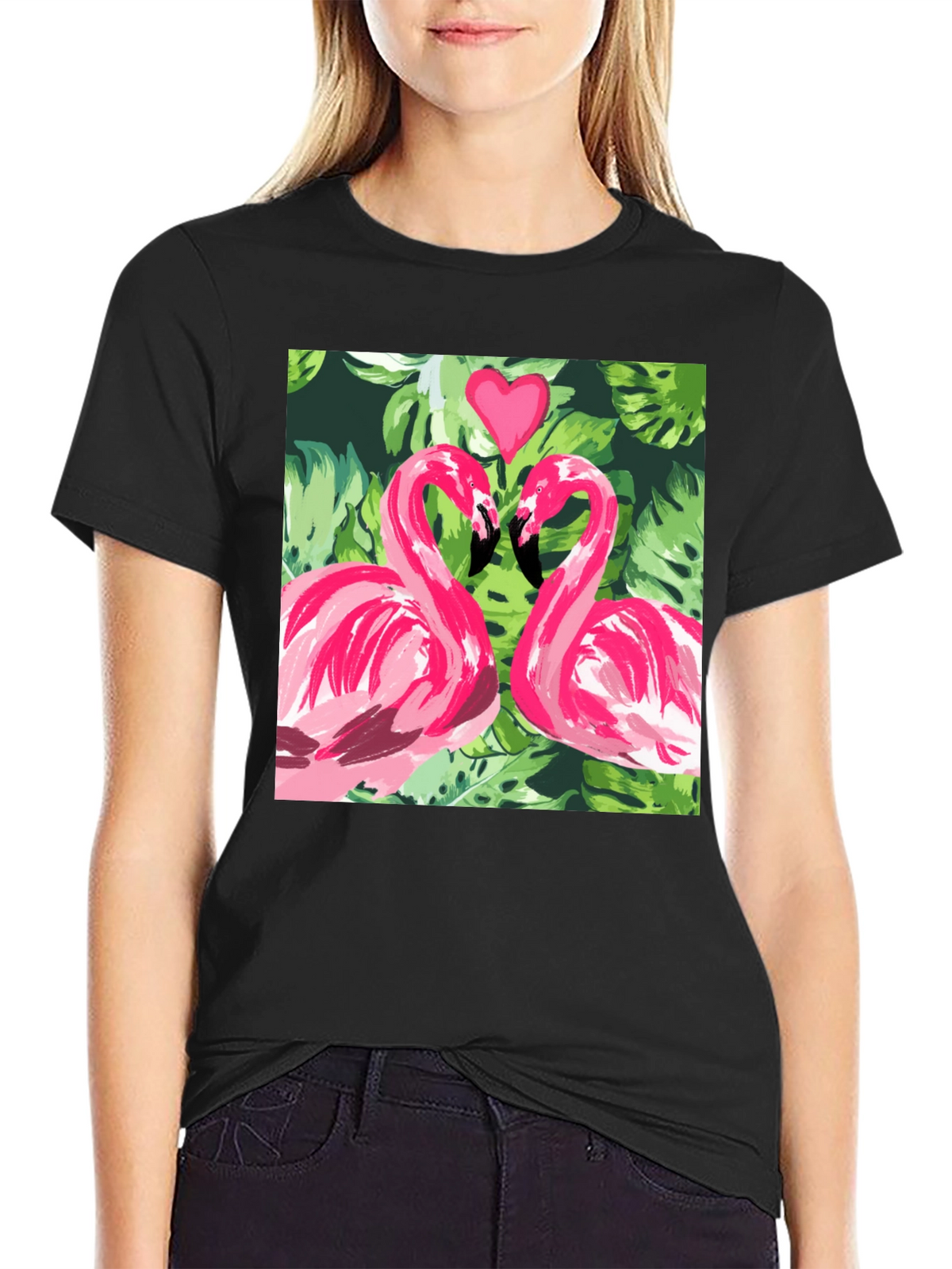 Flamingo Love Tee - Tropical T-Shirt