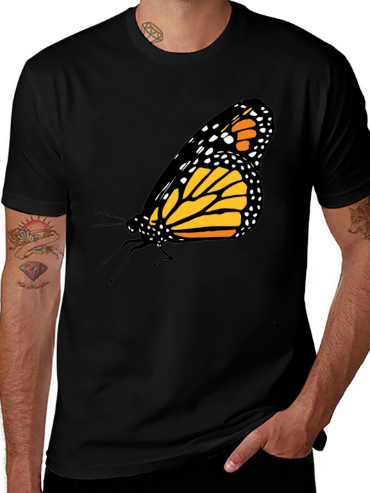 Butterfly Graphic Black T-Shirt