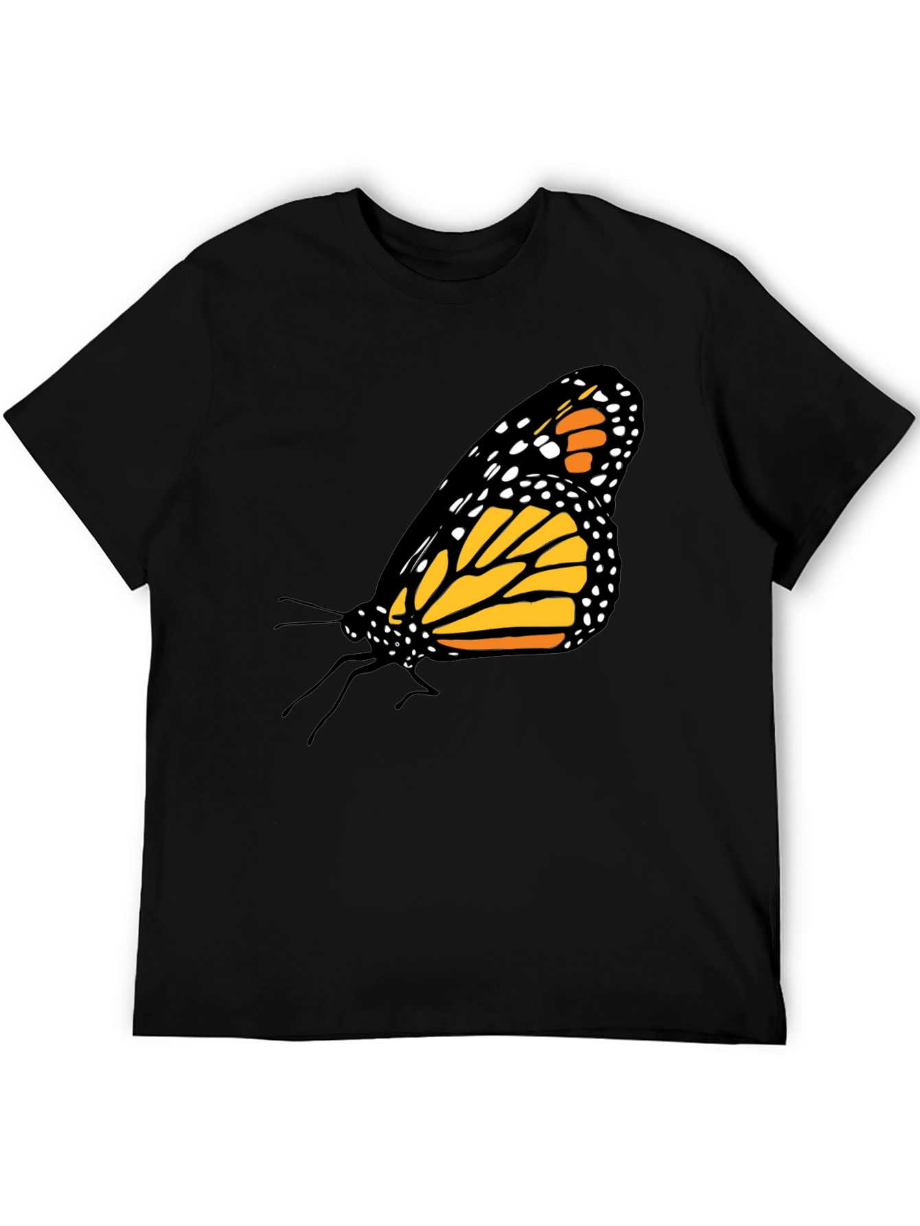 Butterfly Graphic Black T-Shirt