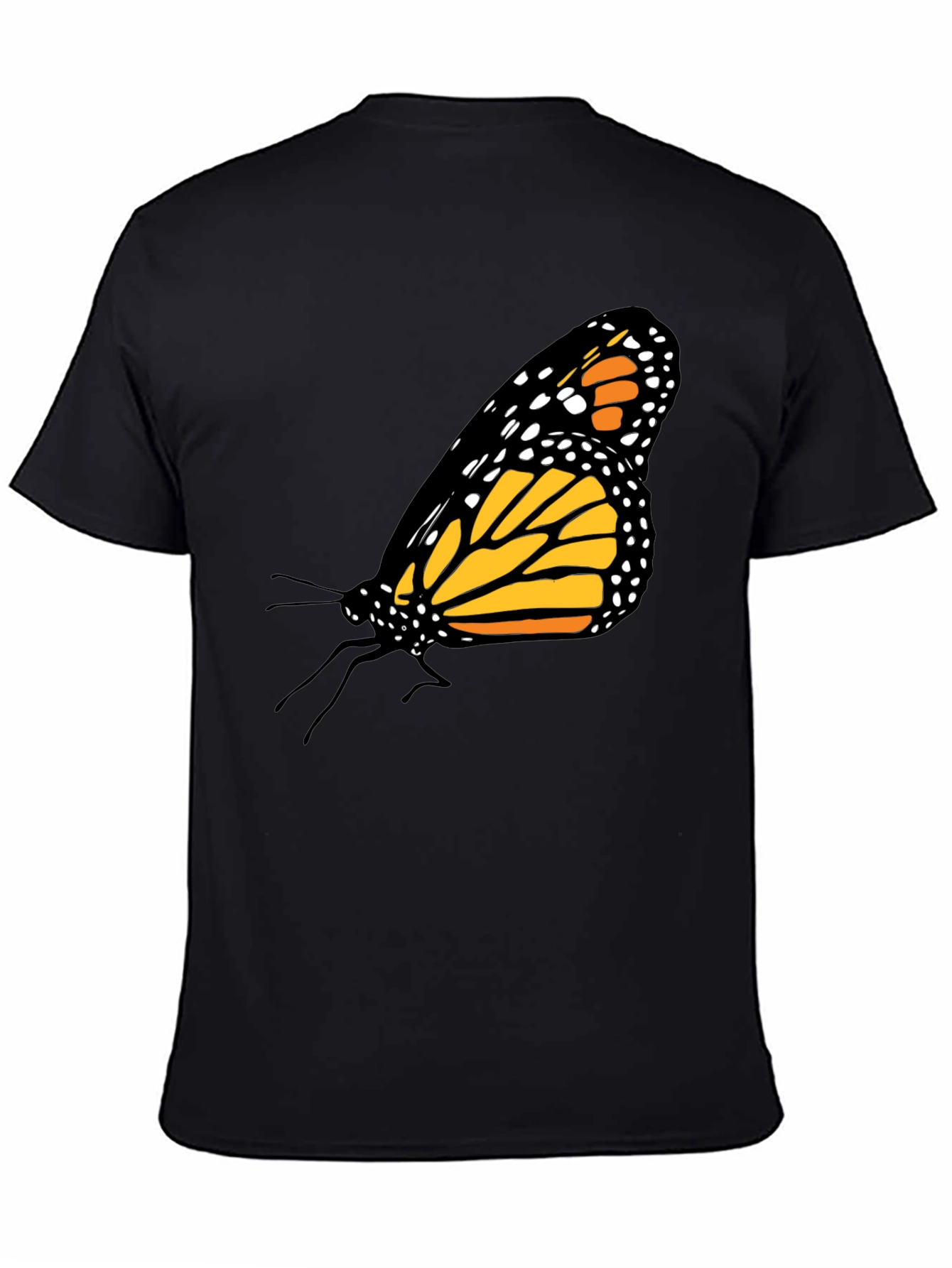 Butterfly Graphic Black T-Shirt