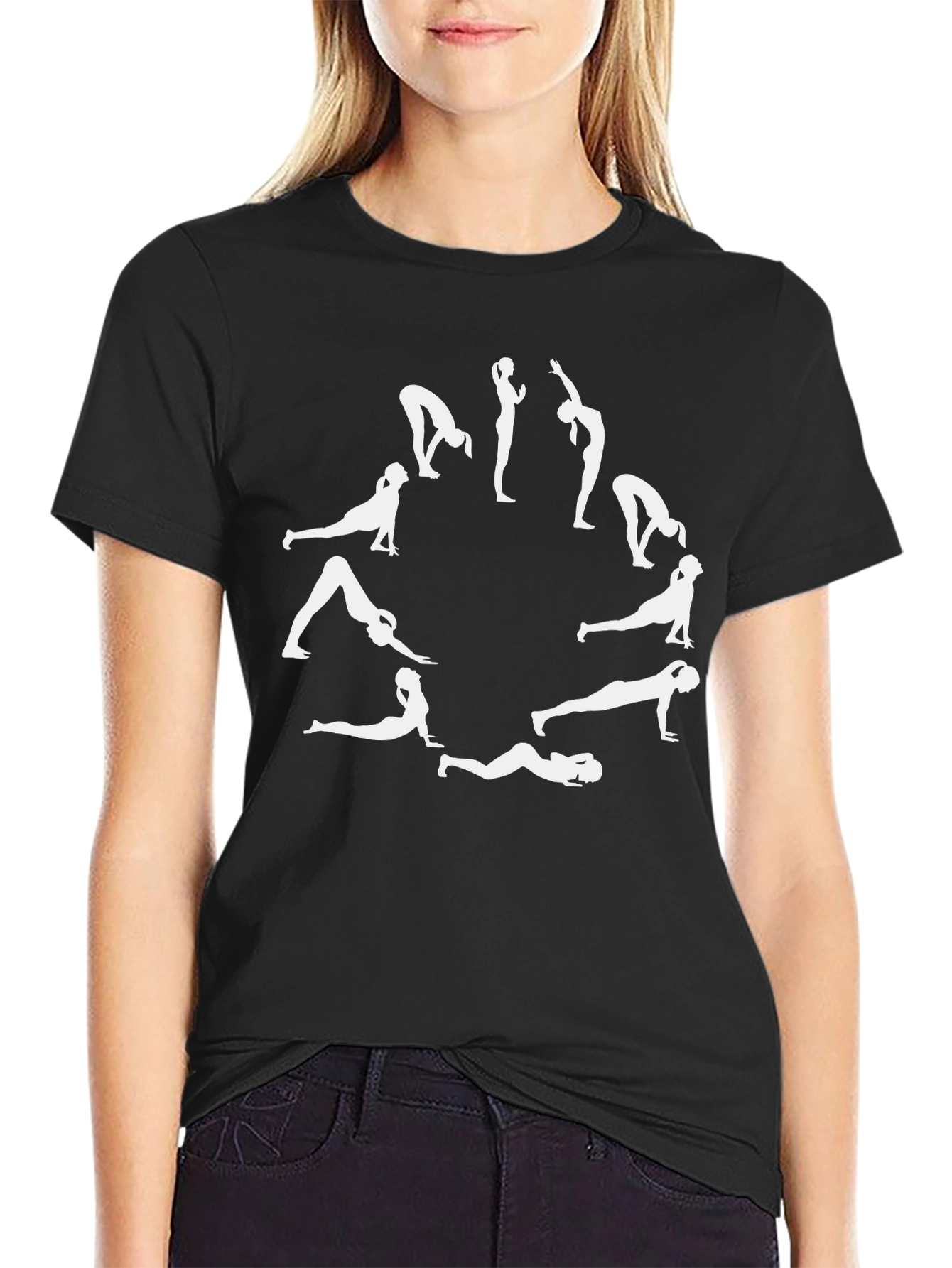 Yoga Poses Graphic T-Shirt - Unisex