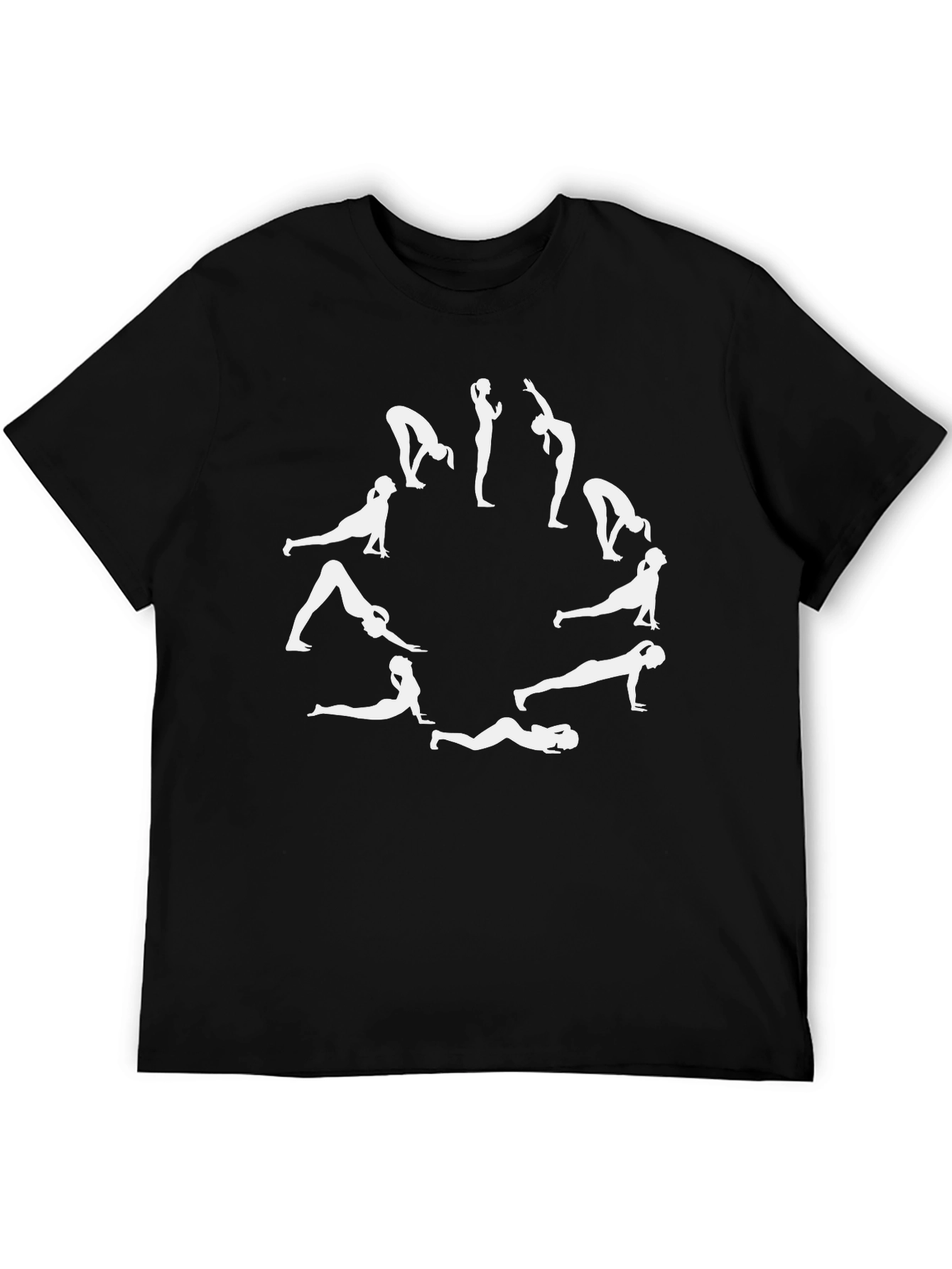 Yoga Poses Graphic T-Shirt - Unisex