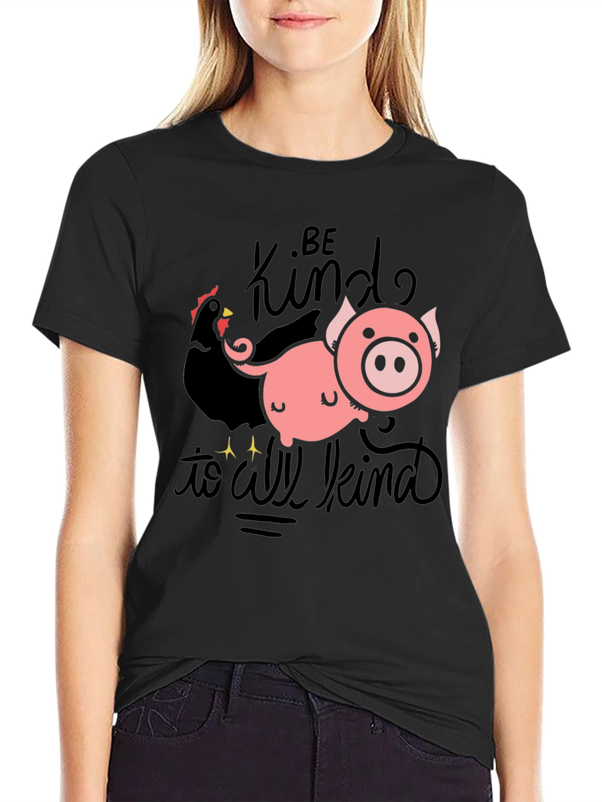 Be Kind to All Kind Black T-Shirt