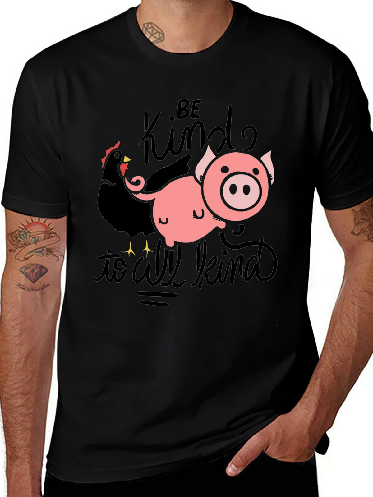 Be Kind to All Kind Black T-Shirt