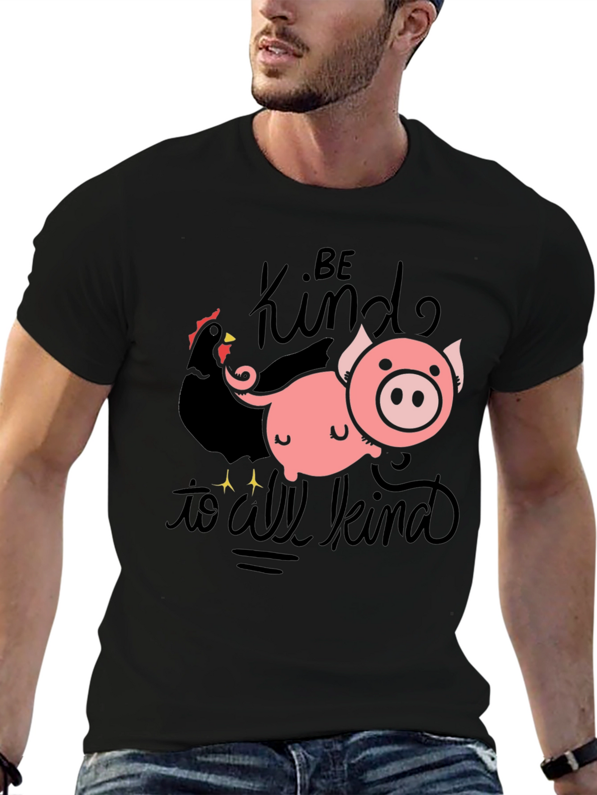 Be Kind to All Kind Black T-Shirt