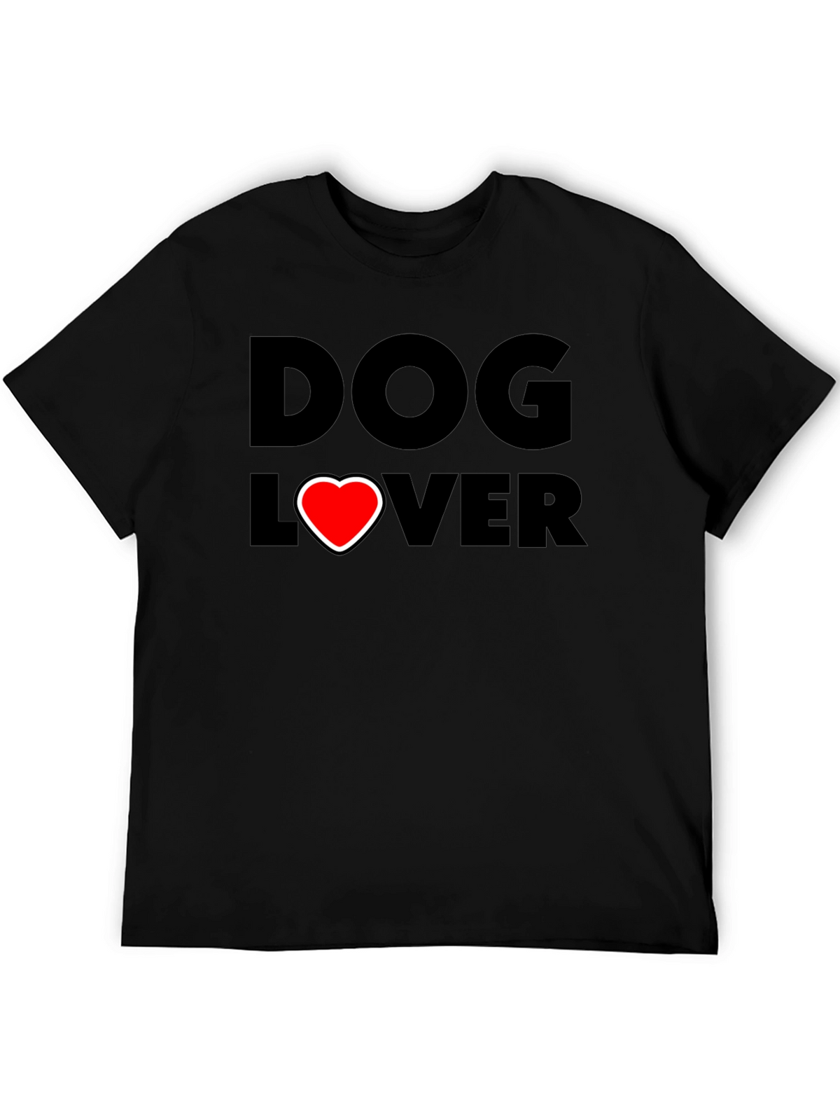 Dog Lover T-Shirt - Heart Graphic Tee