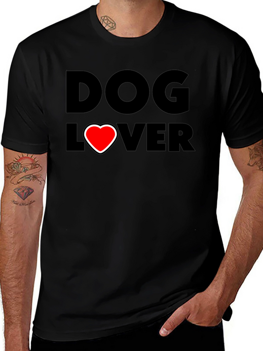 Dog Lover T-Shirt - Heart Graphic Tee