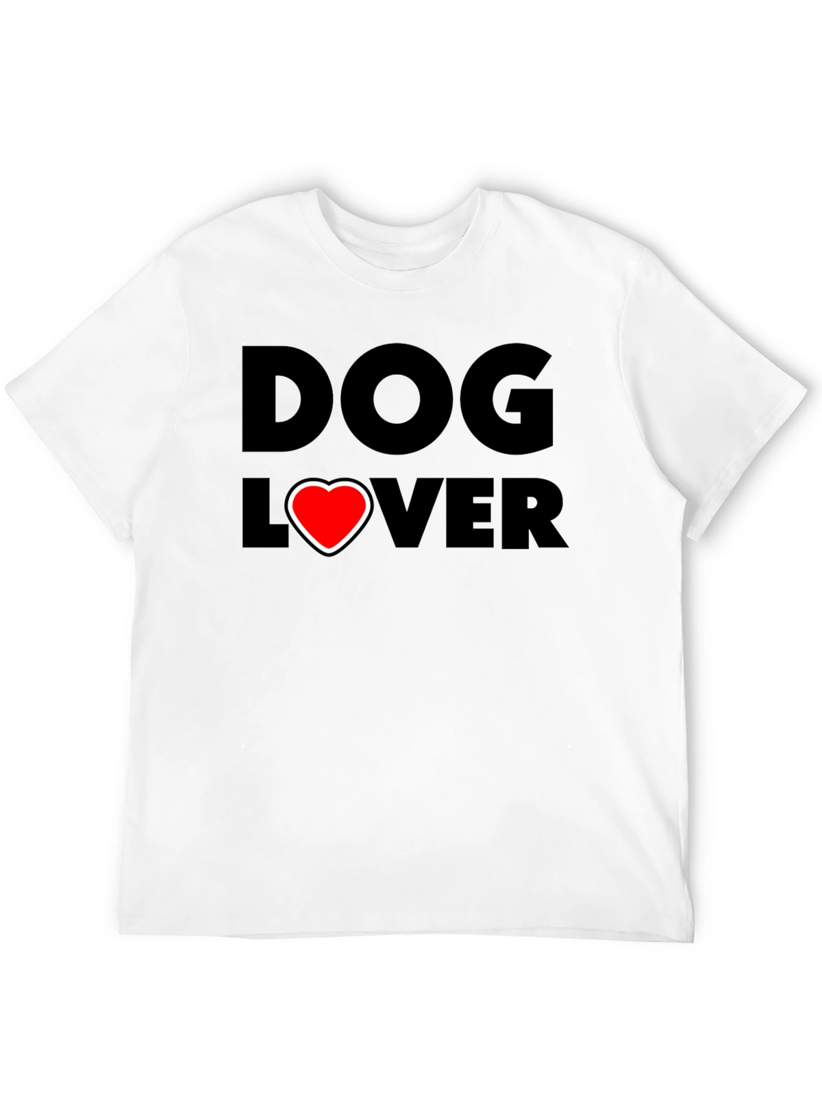 Dog Lover T-Shirt - Heart Graphic Tee