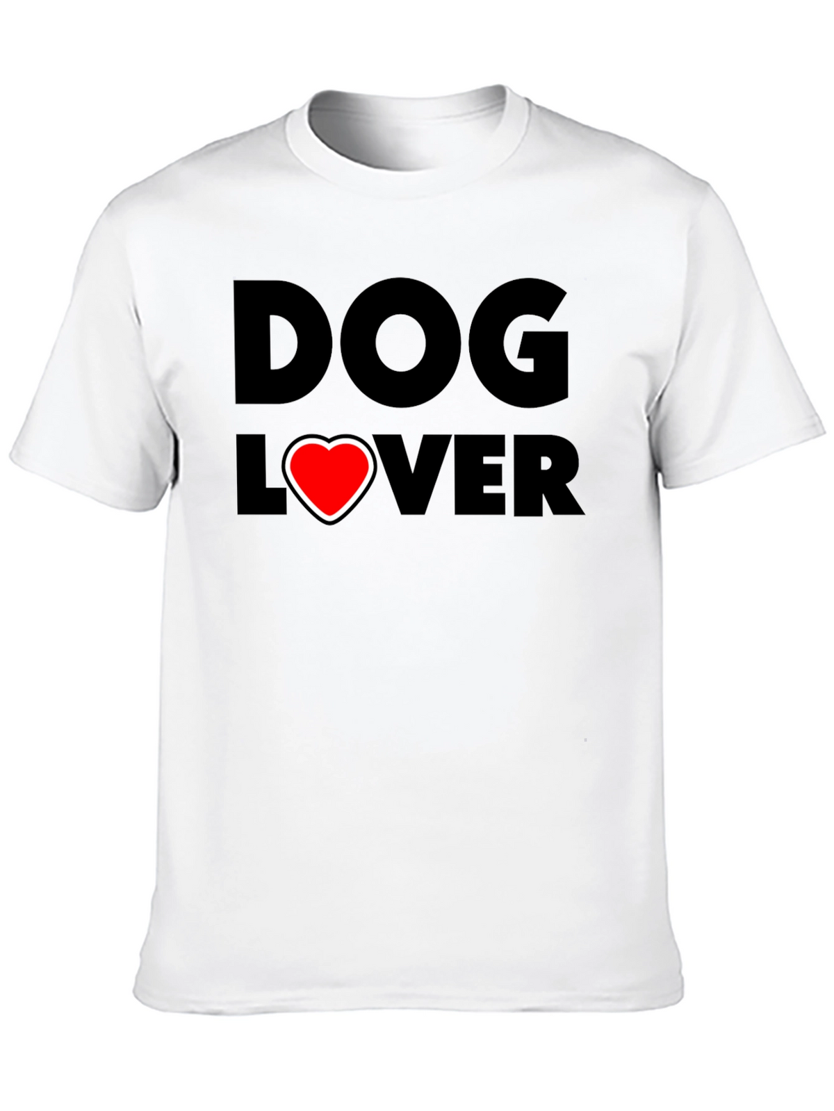 Dog Lover T-Shirt - Heart Graphic Tee