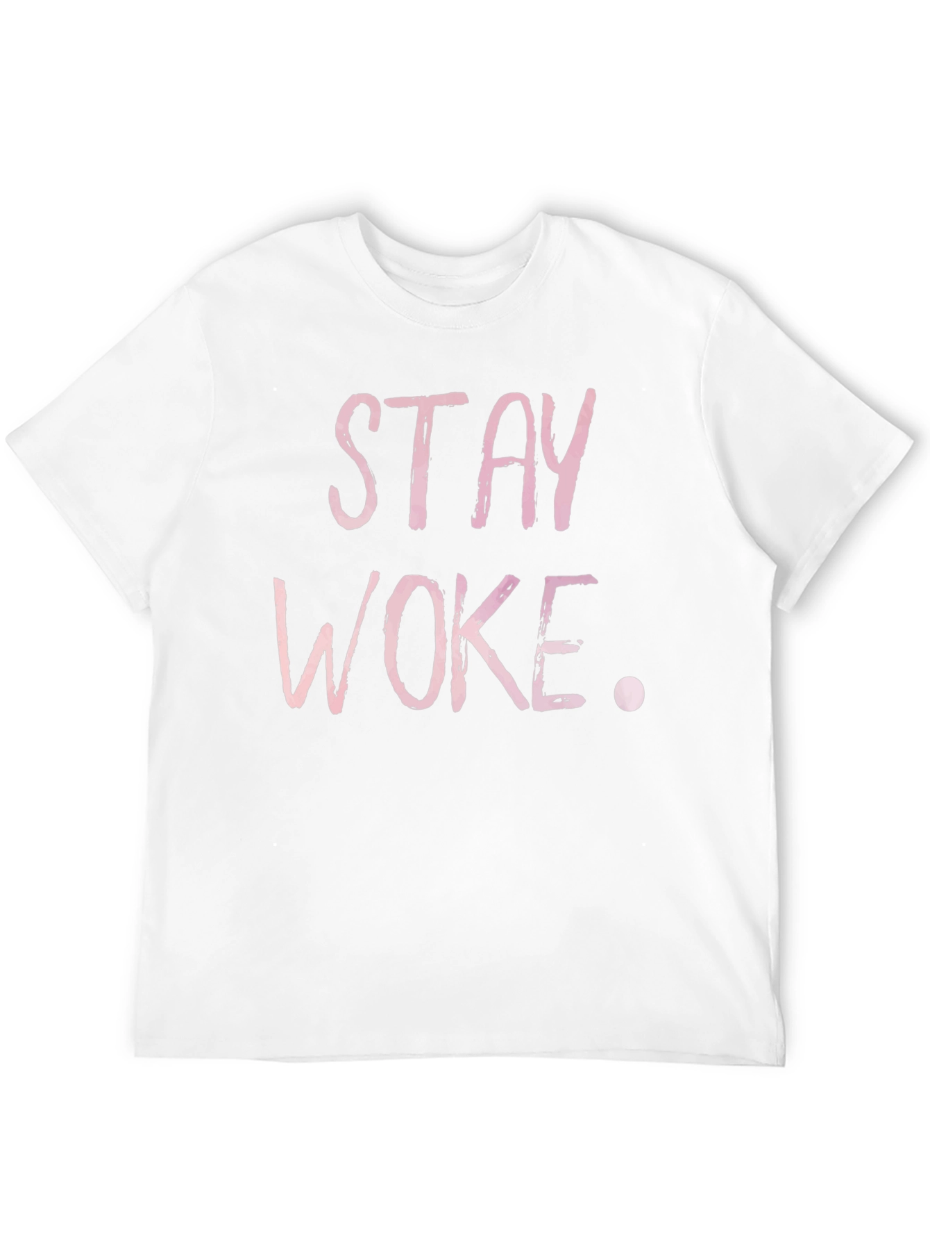 Stay Woke T-Shirt - Black Cotton Tee