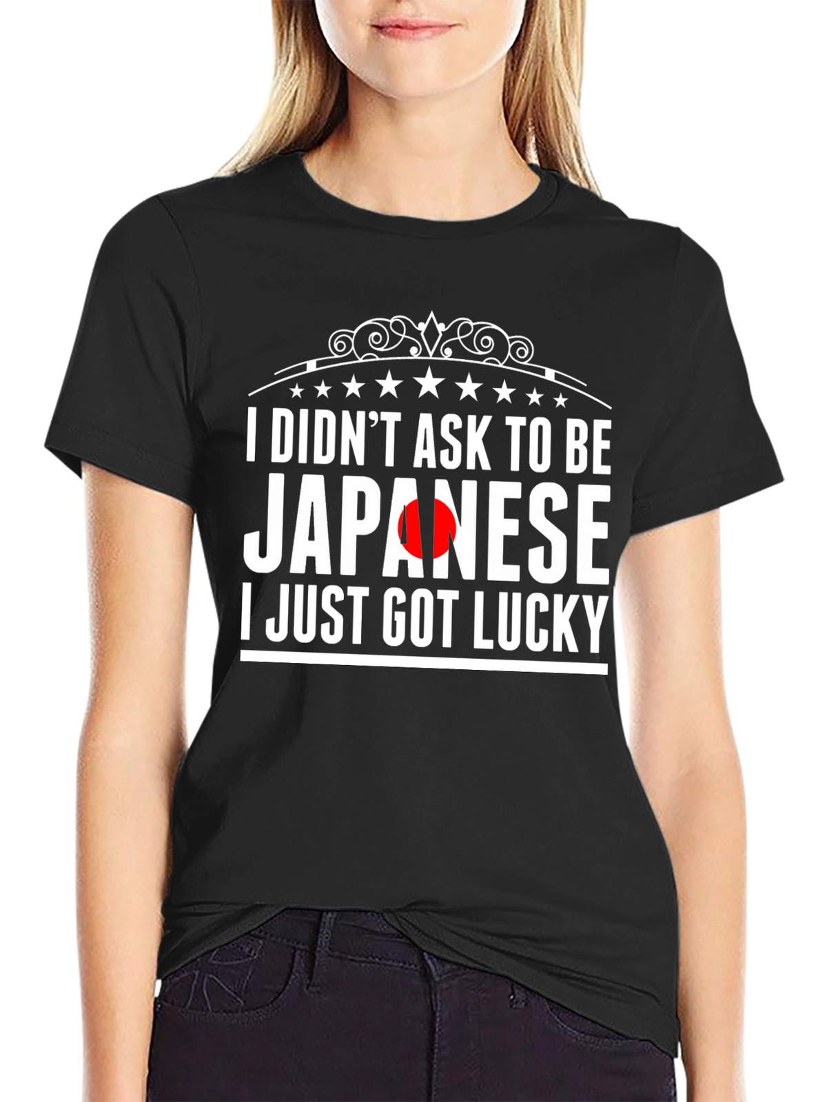 Lucky Japanese Graphic T-Shirt