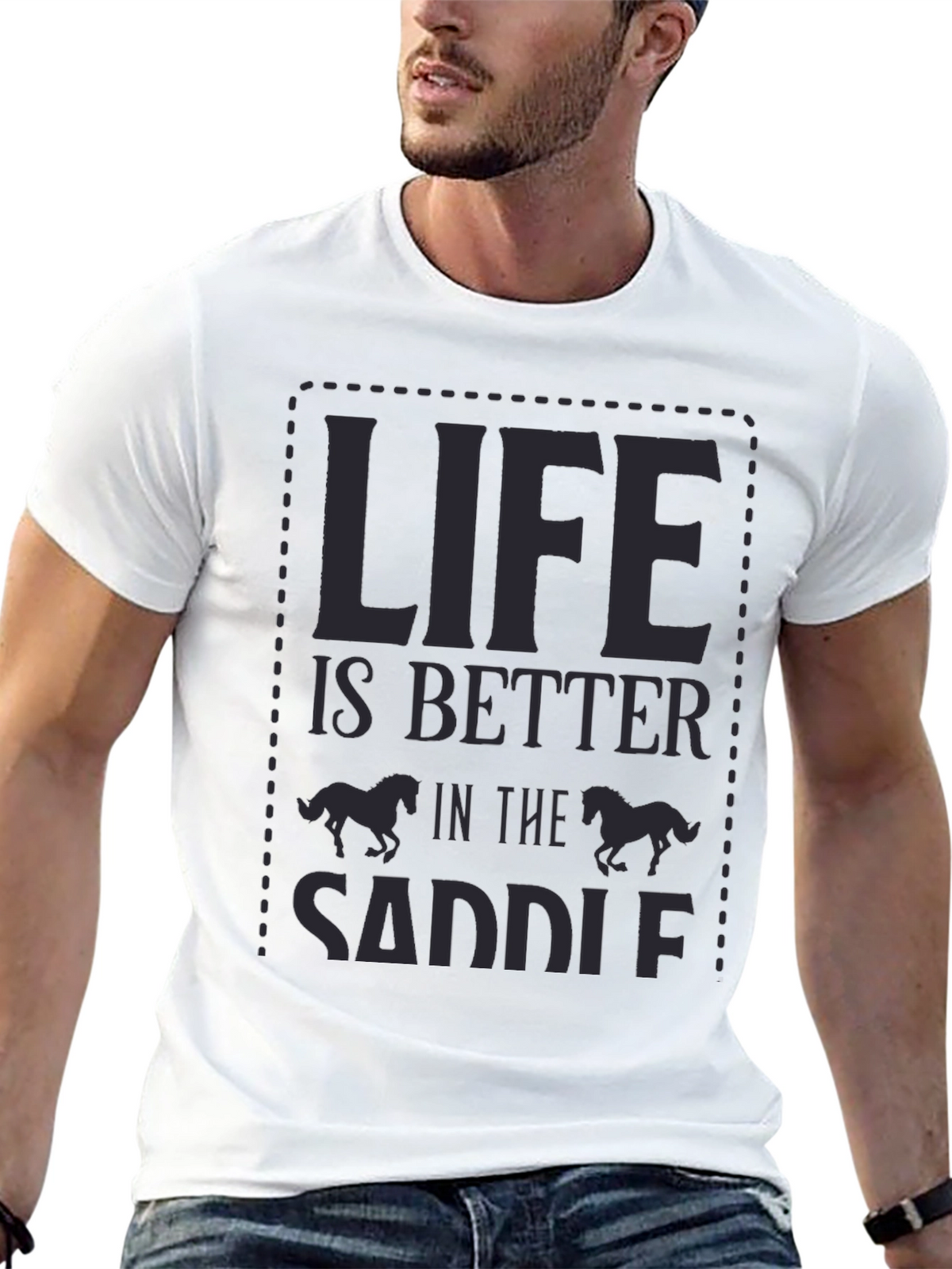 Life is Better in the Saddle Graphic Tee