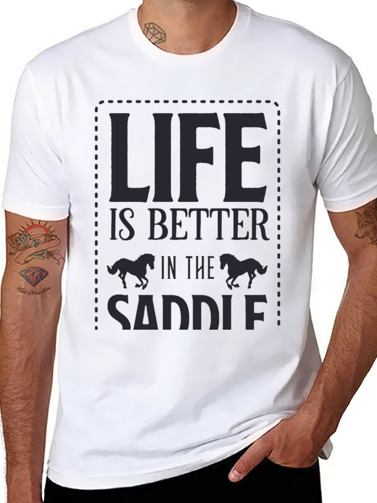 Life is Better in the Saddle Graphic Tee