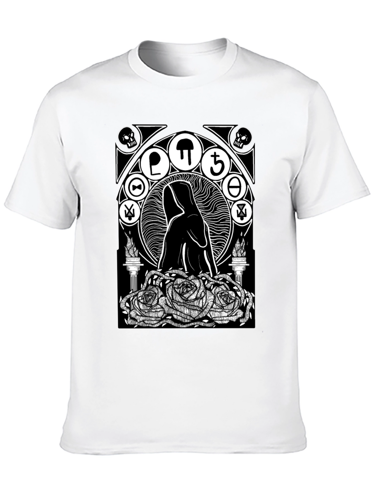 Occult Rose T-Shirt - Gothic Graphic Tee