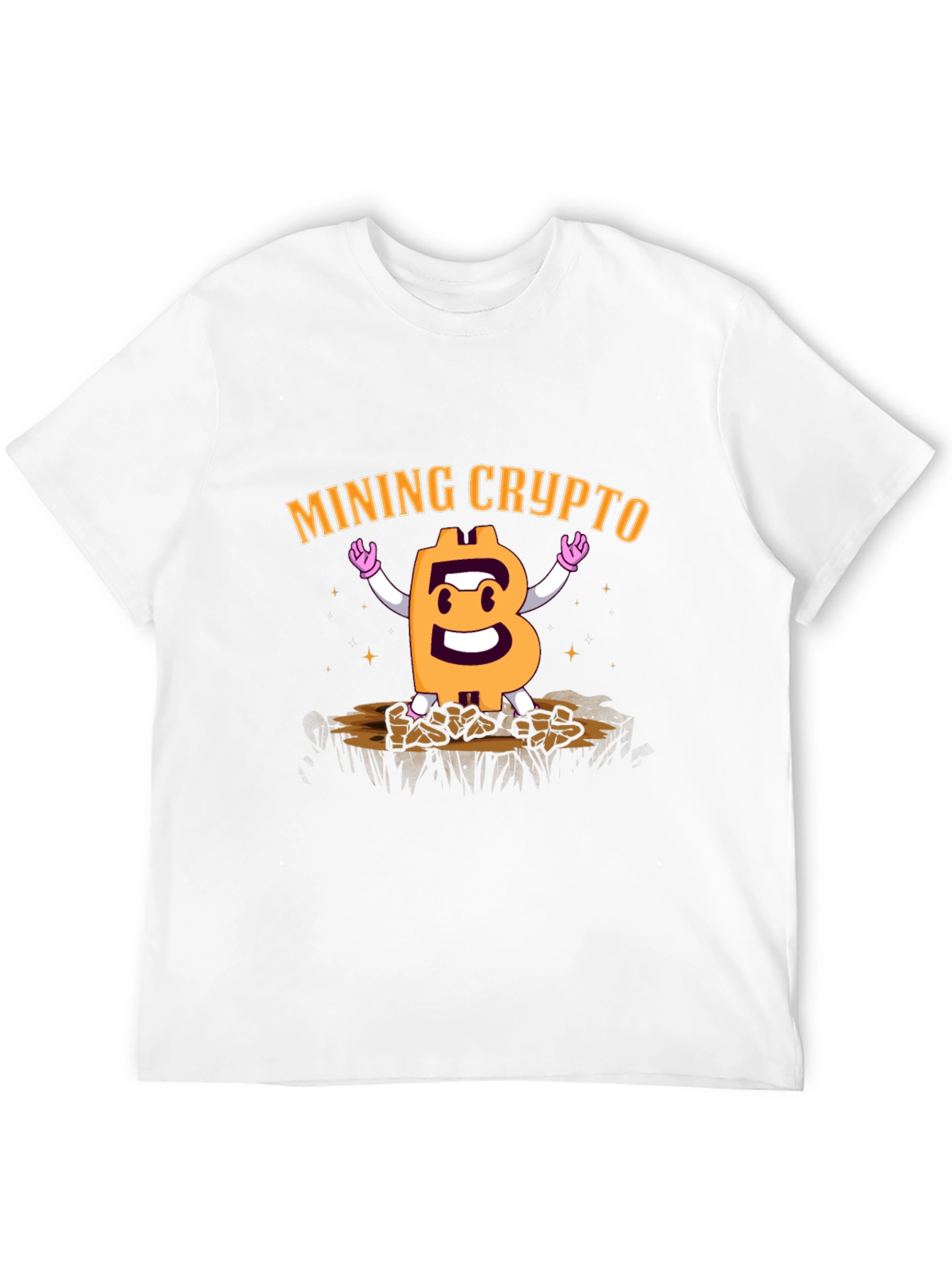 Mining Crypto Bitcoin Black T-Shirt