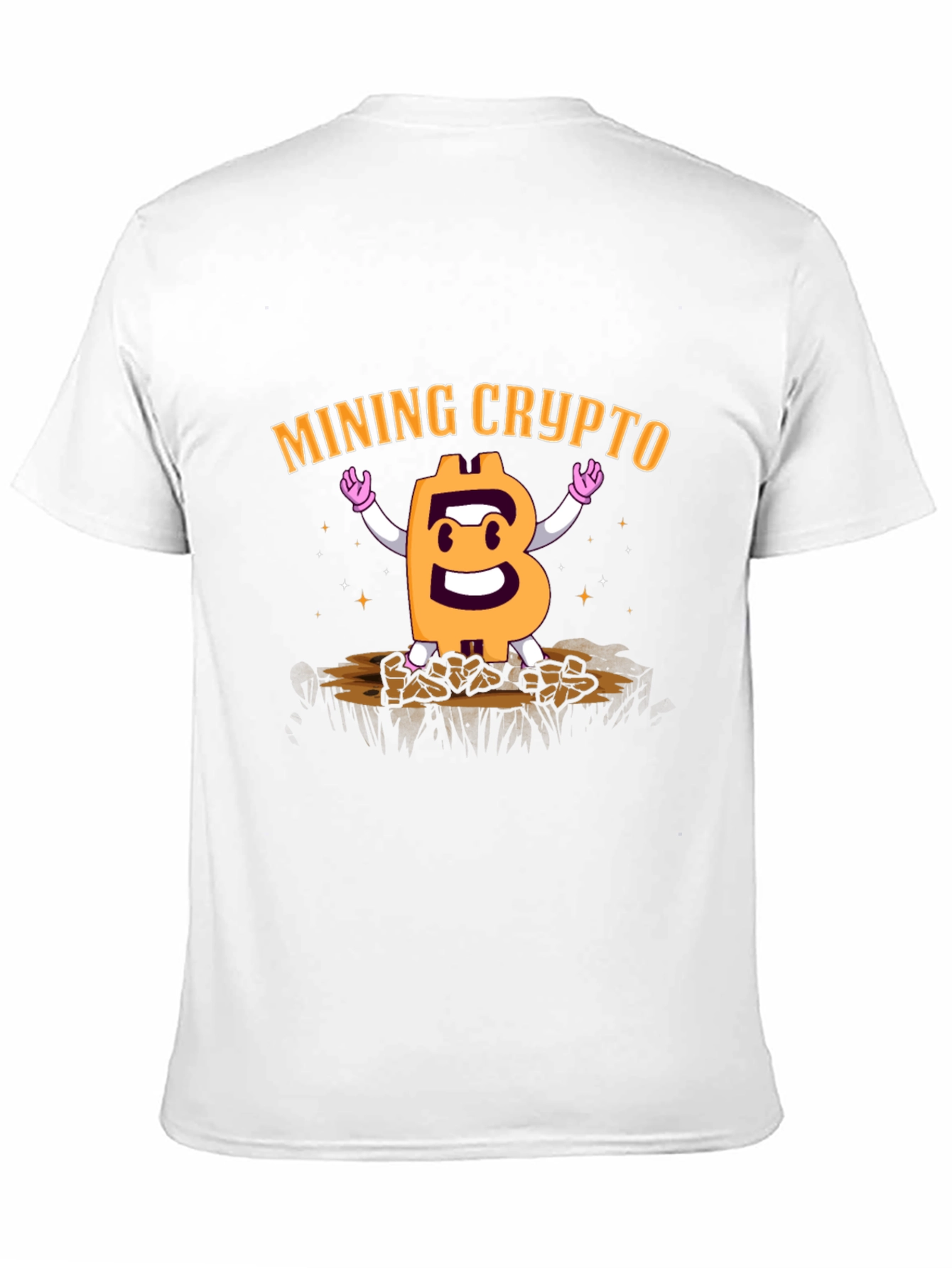 Mining Crypto Bitcoin Black T-Shirt