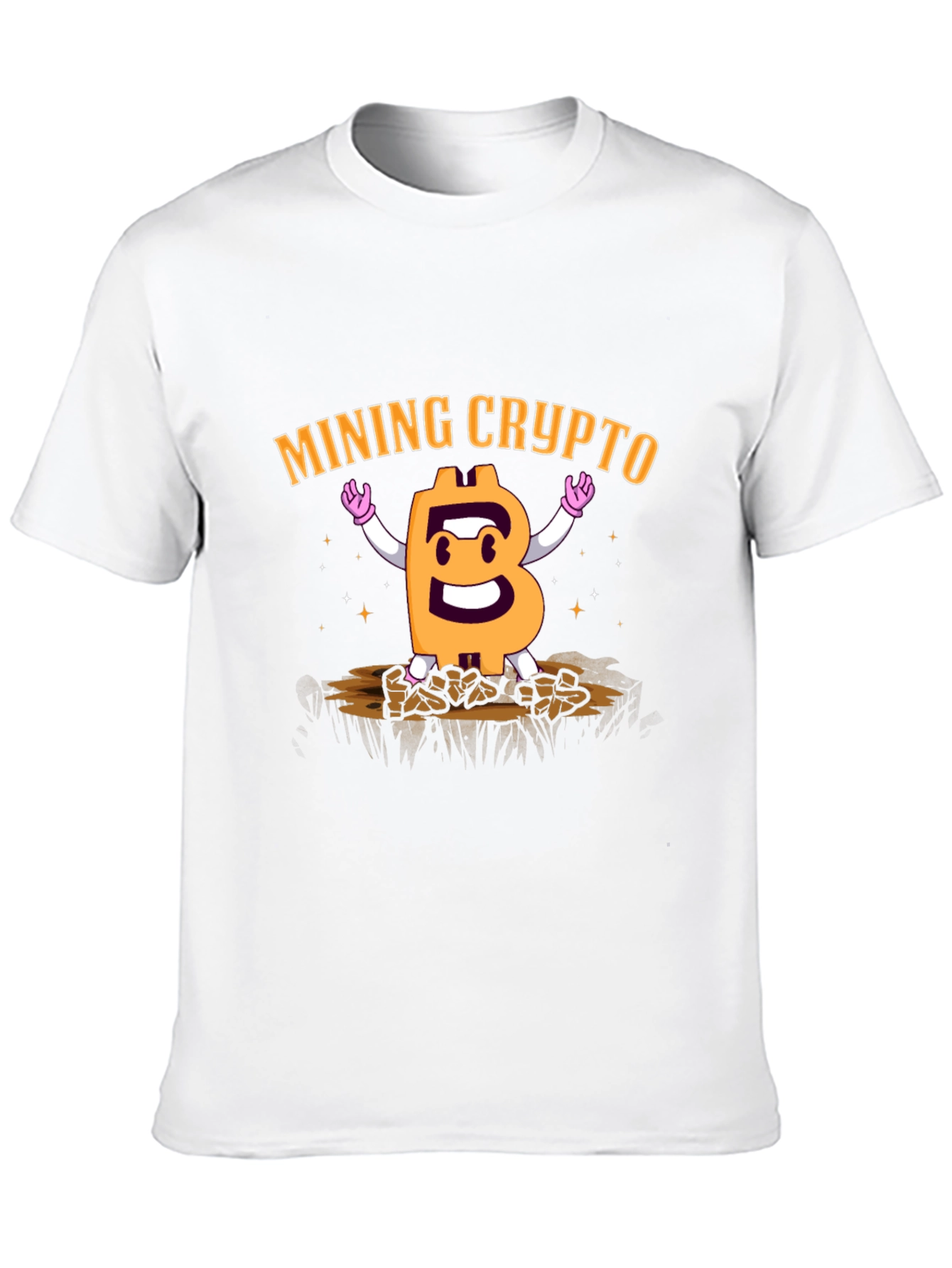 Mining Crypto Bitcoin Black T-Shirt