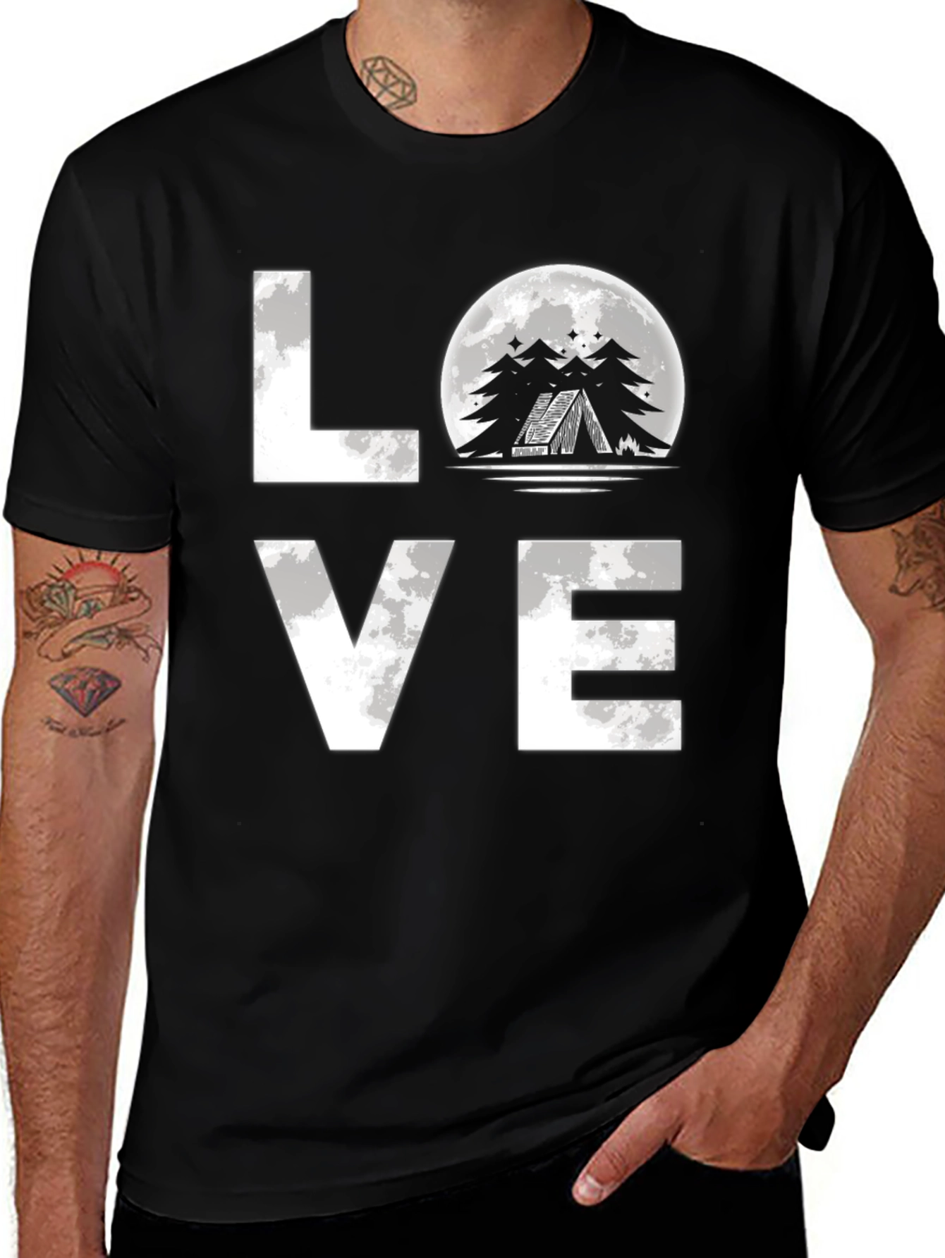 Love Camping T-Shirt - Adventure Awaits!