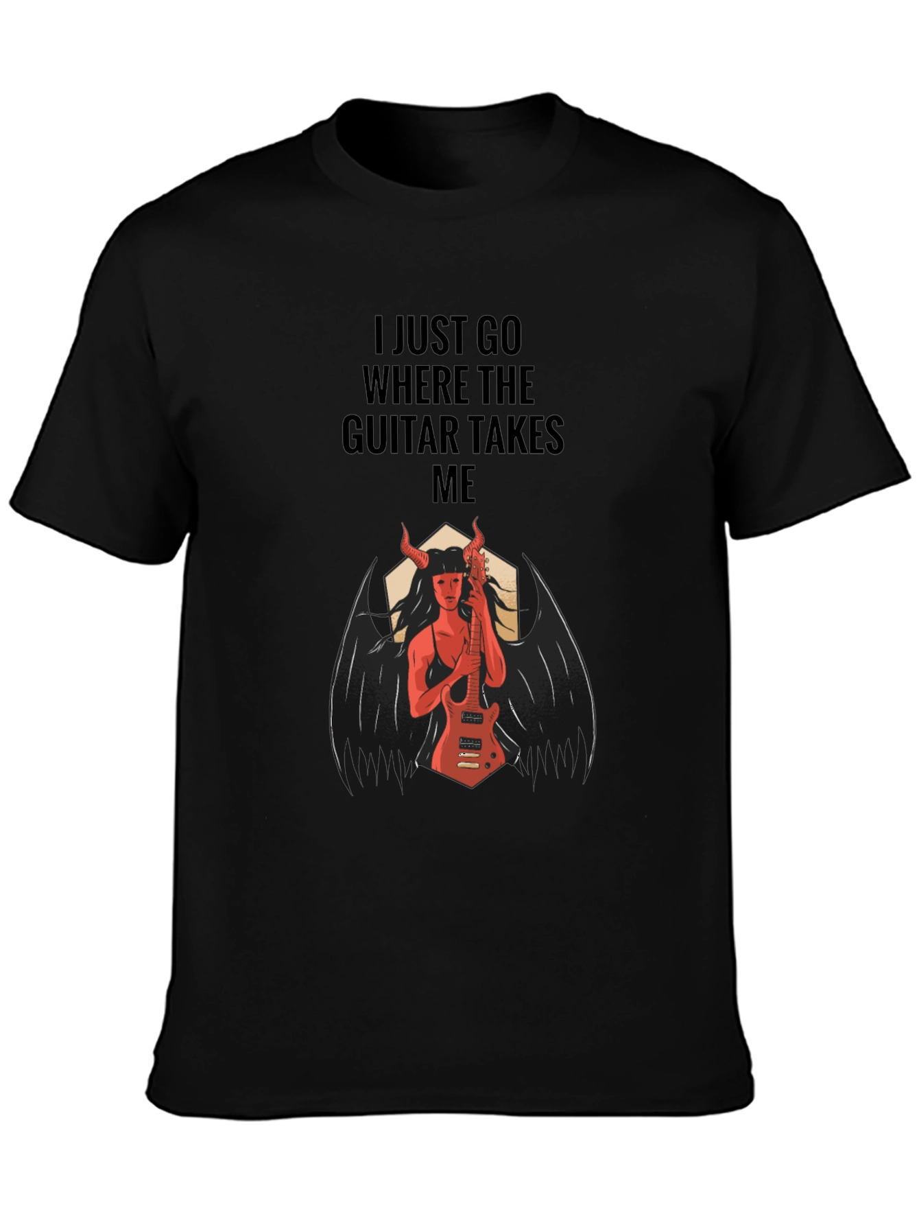Devil Guitarist Graphic T-Shirt