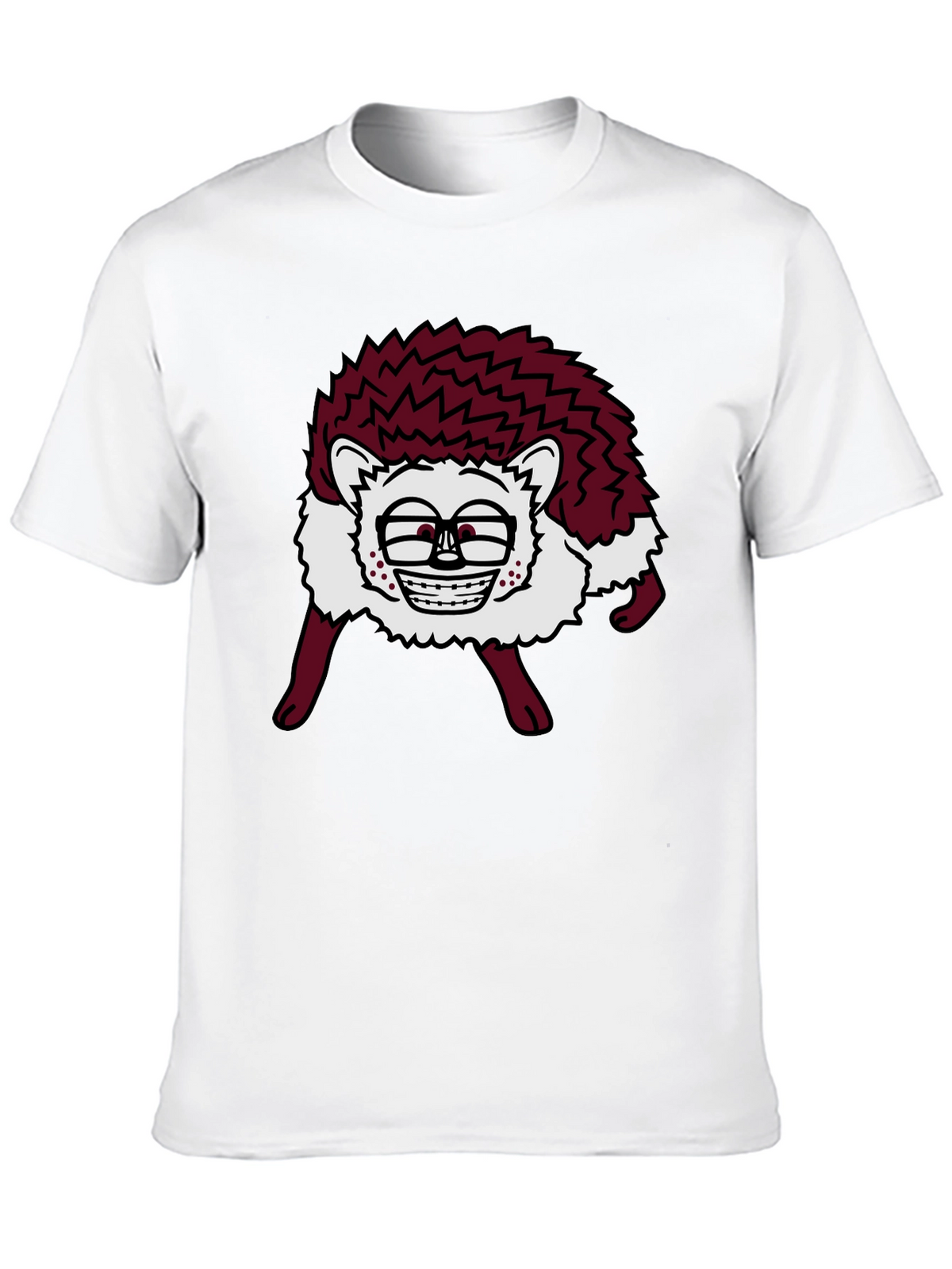 Funny Hedgehog Graphic Tee - Unique Animal T-Shirt
