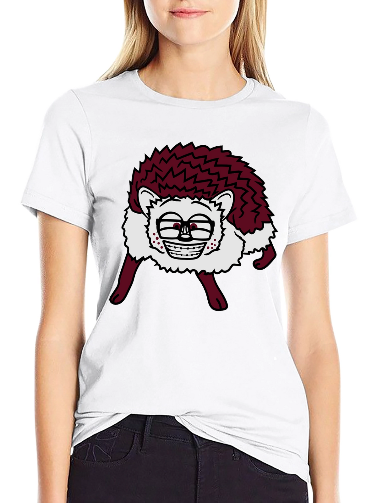 Funny Hedgehog Graphic Tee - Unique Animal T-Shirt