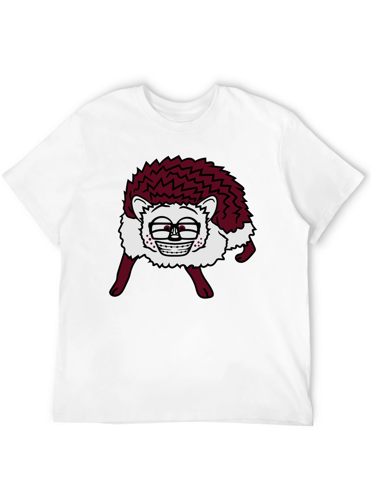 Funny Hedgehog Graphic Tee - Unique Animal T-Shirt