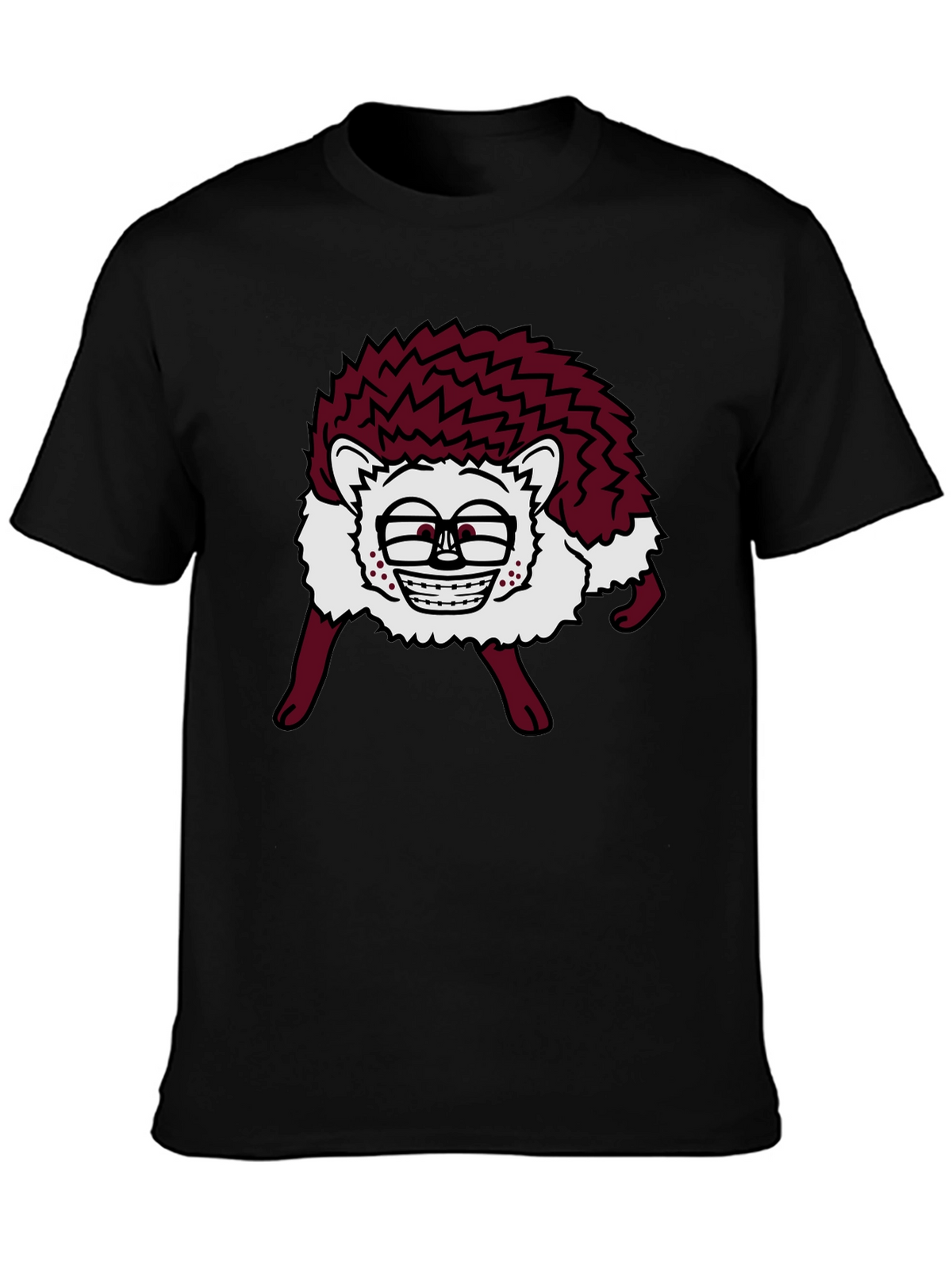 Funny Hedgehog Graphic Tee - Unique Animal T-Shirt