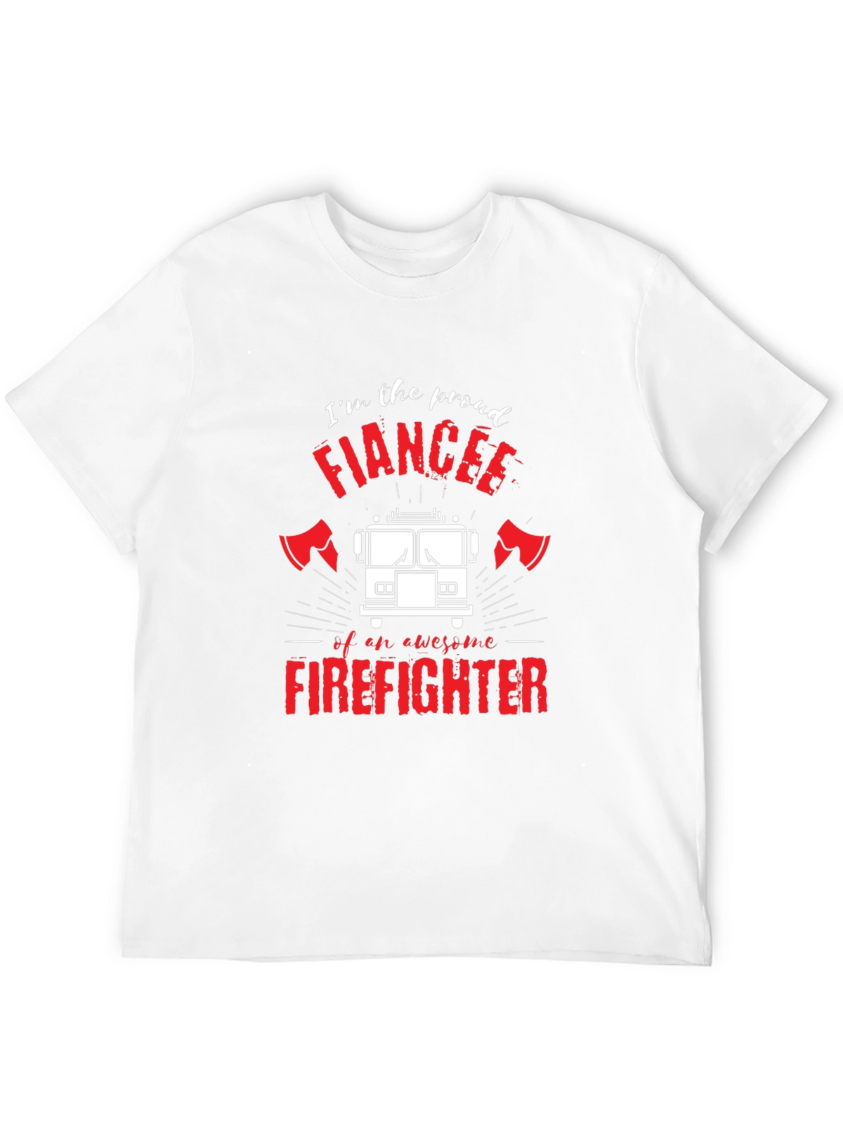 Proud Firefighter Fiancee T-Shirt