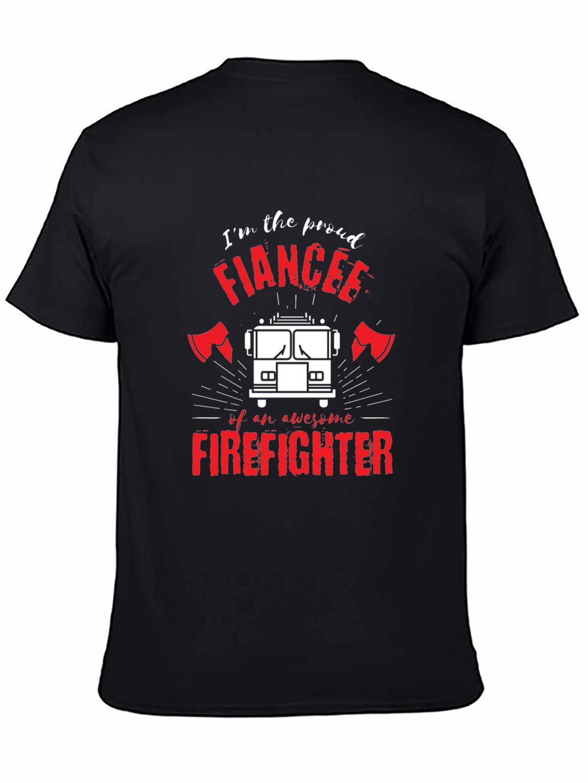 Proud Firefighter Fiancee T-Shirt