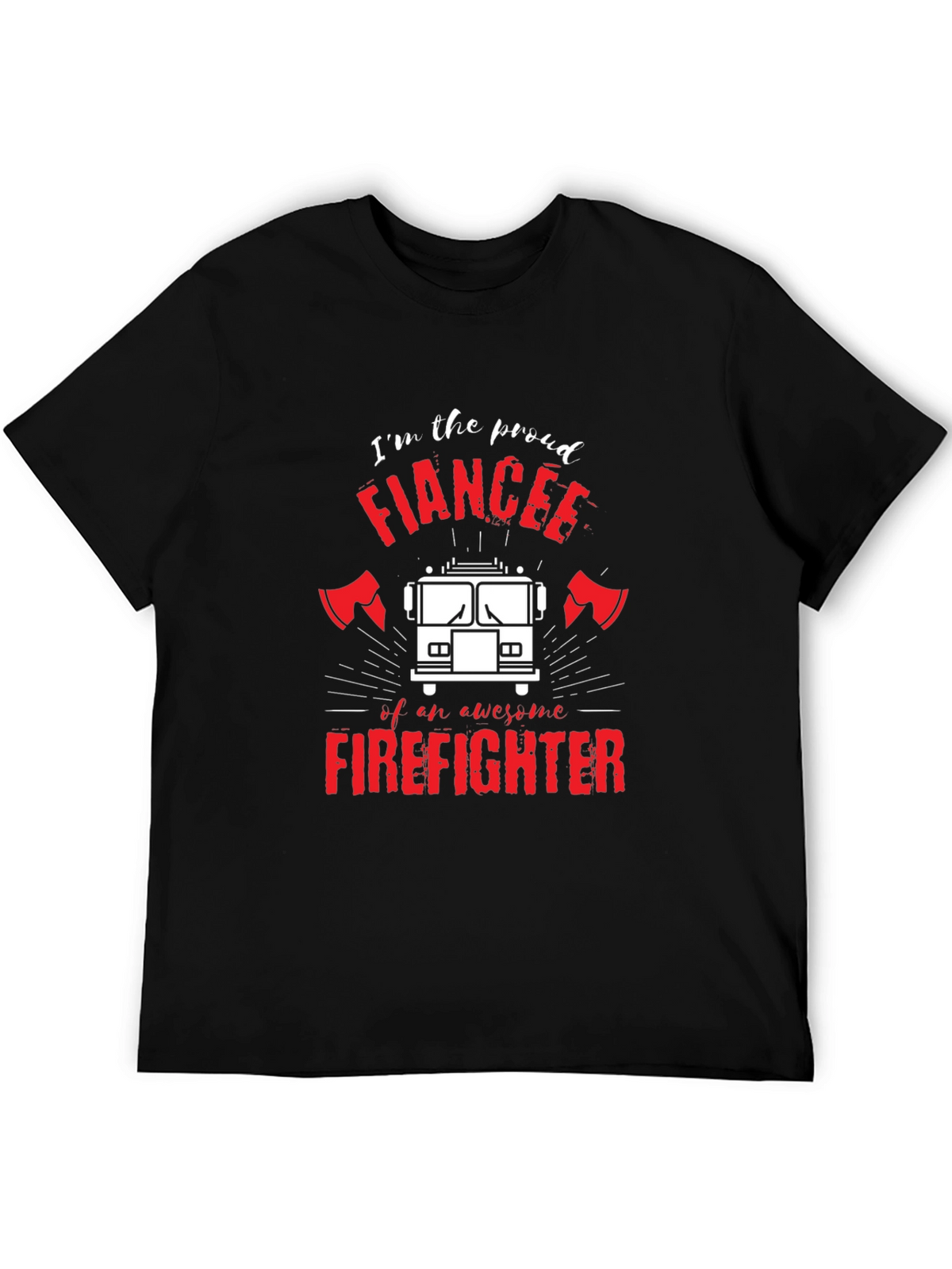 Proud Firefighter Fiancee T-Shirt