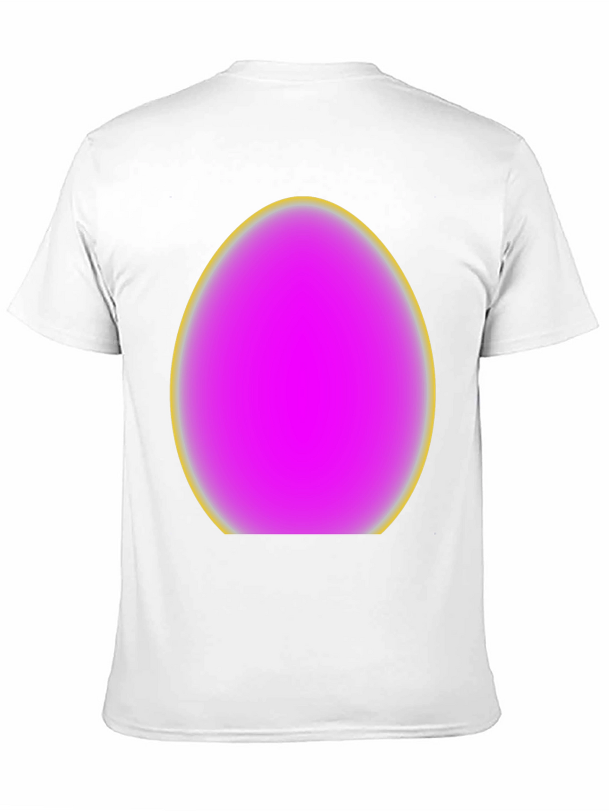 Mens Black T-Shirt with Egg Graphic