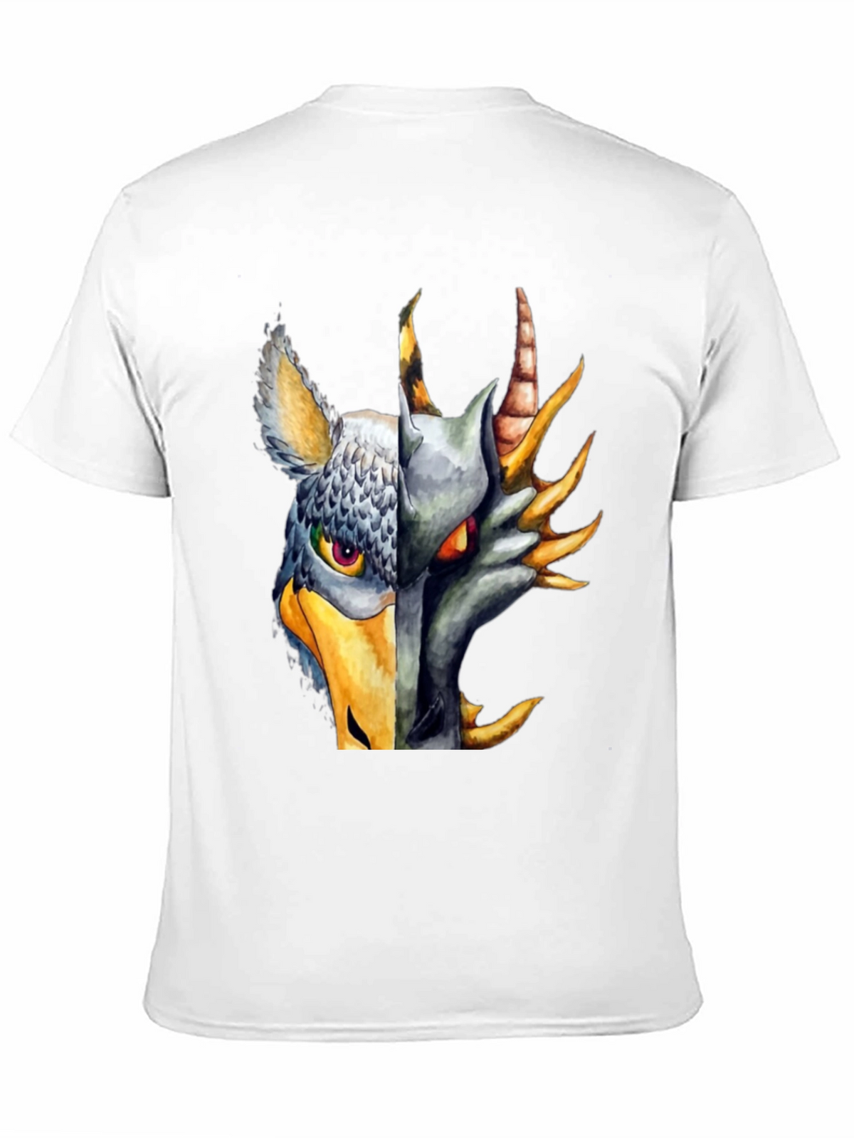 Griffin Dragon Hybrid Graphic Tee - Black