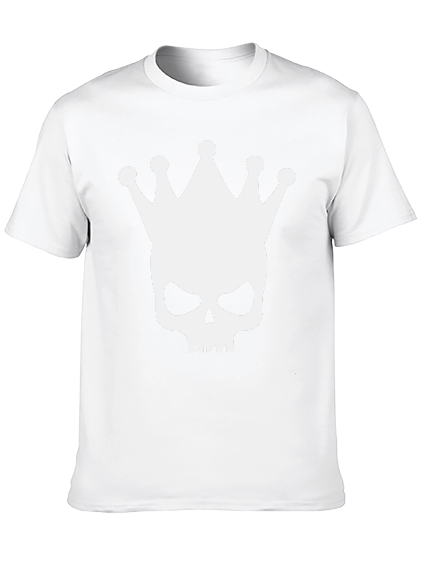 Skull King Graphic Tee - Black Cotton Blend
