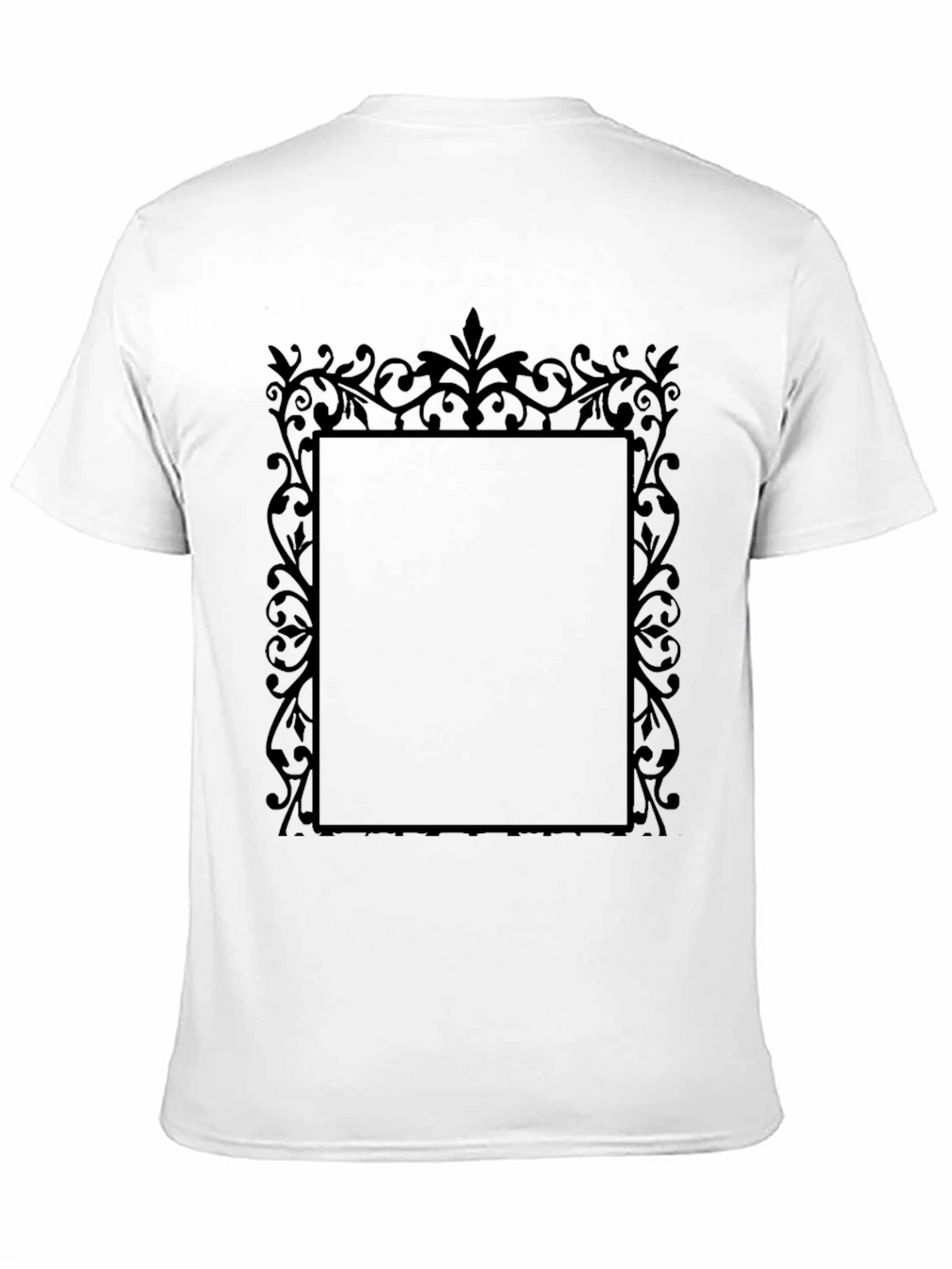 Elegant Framed Black Tee