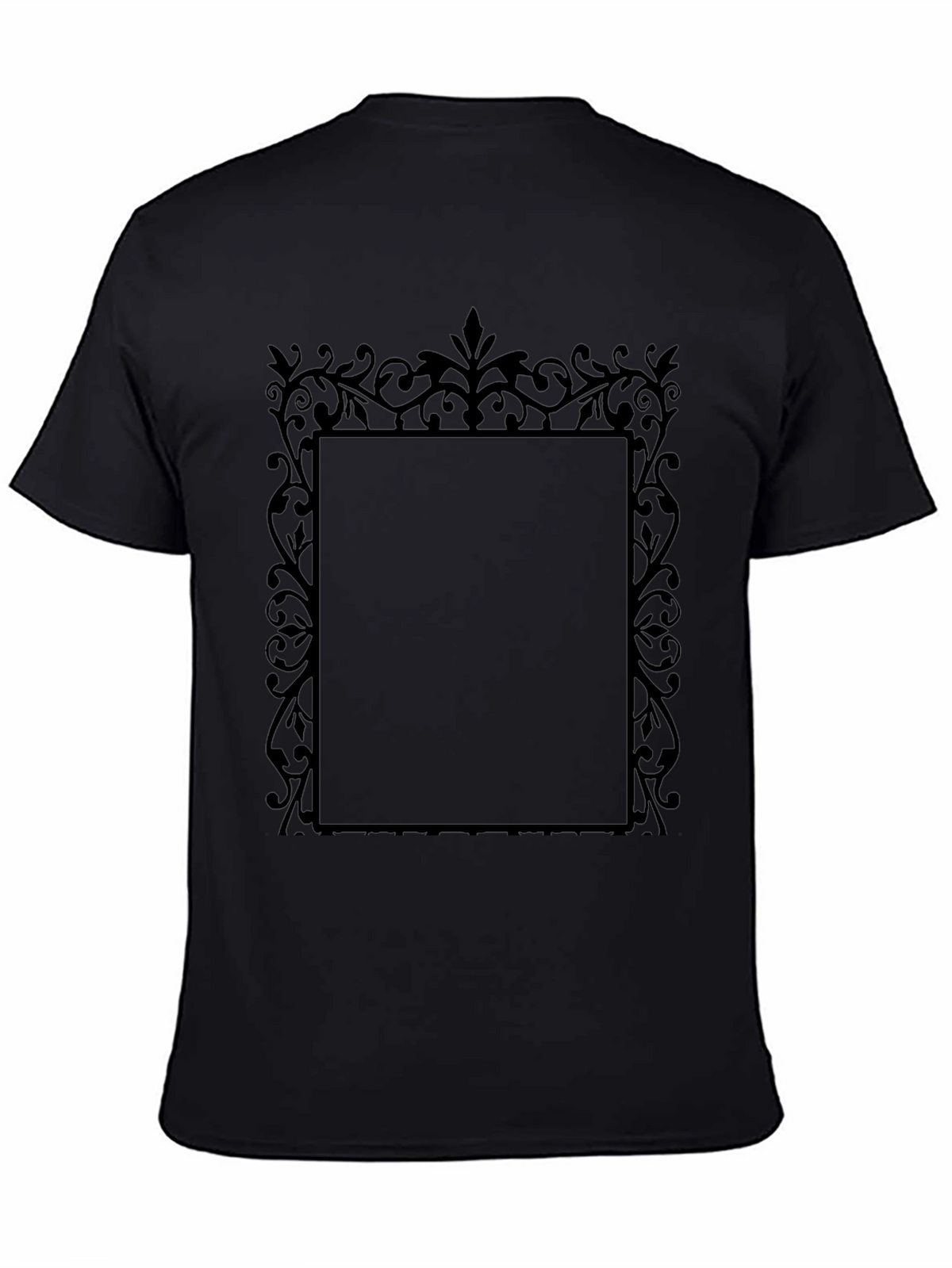 Elegant Framed Black Tee