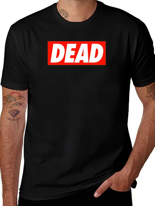 Dead Box Logo Graphic Tee - Black