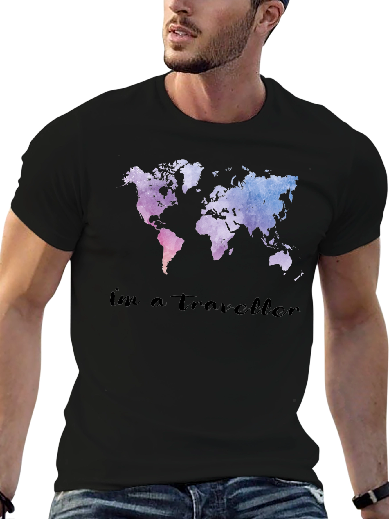 World Map Traveler T-Shirt