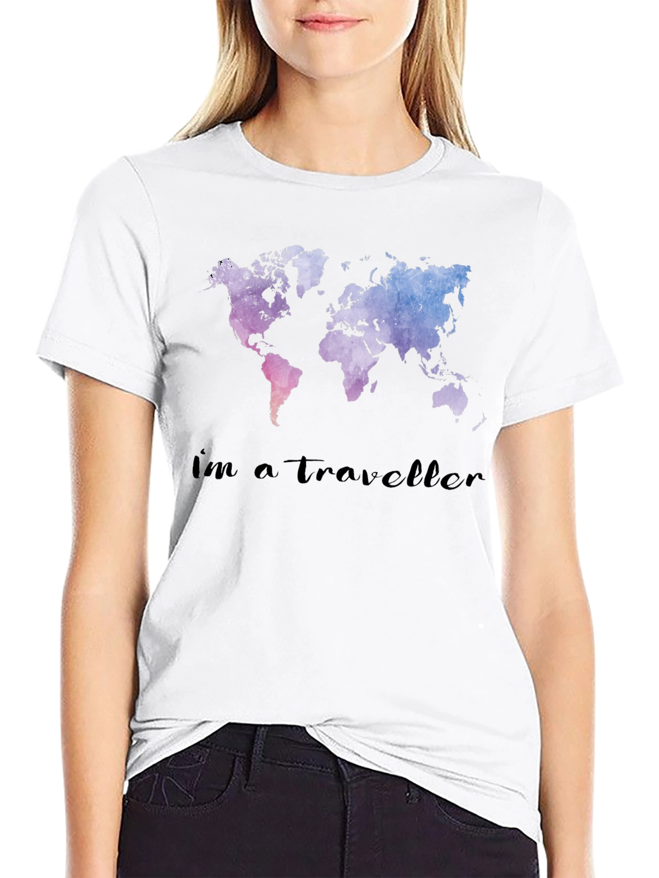 World Map Traveler T-Shirt