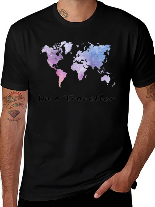 World Map Traveler T-Shirt