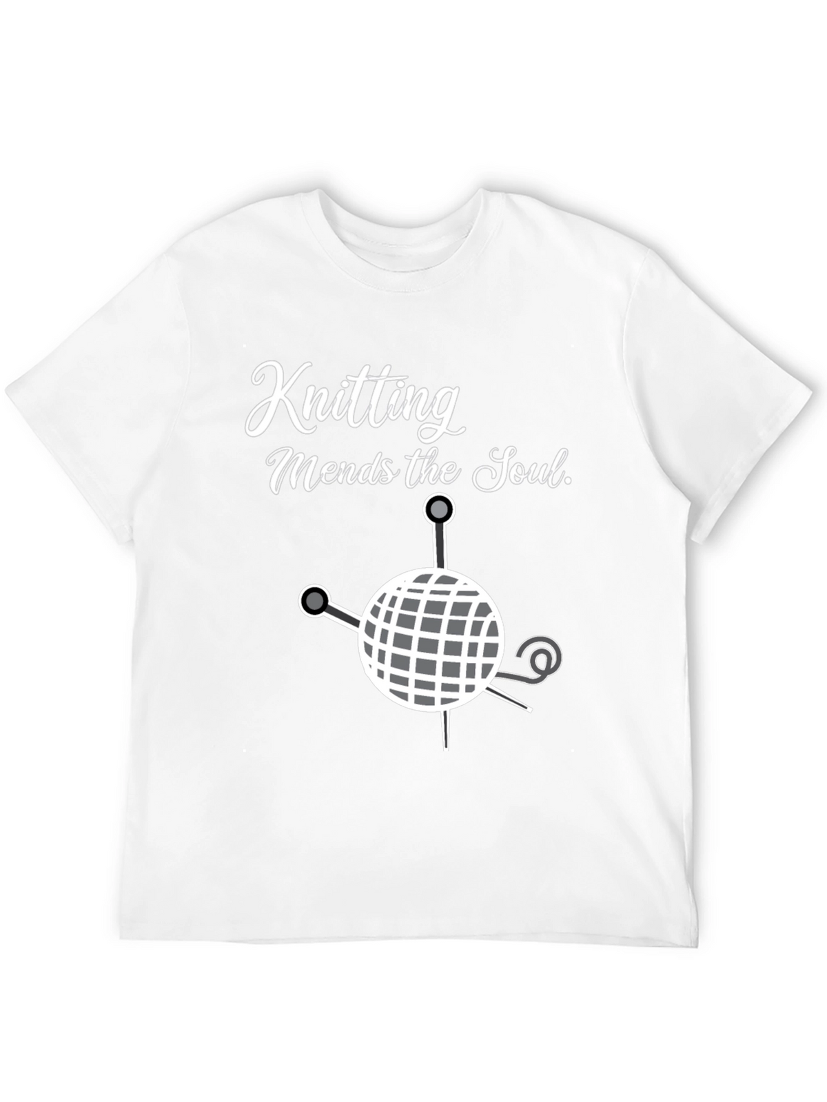 Knitting Mends the Soul T-Shirt
