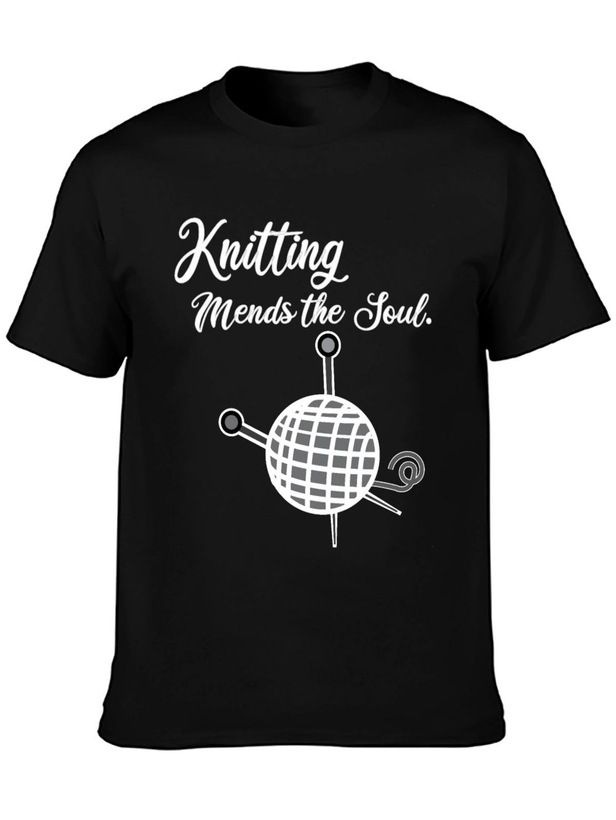 Knitting Mends the Soul T-Shirt