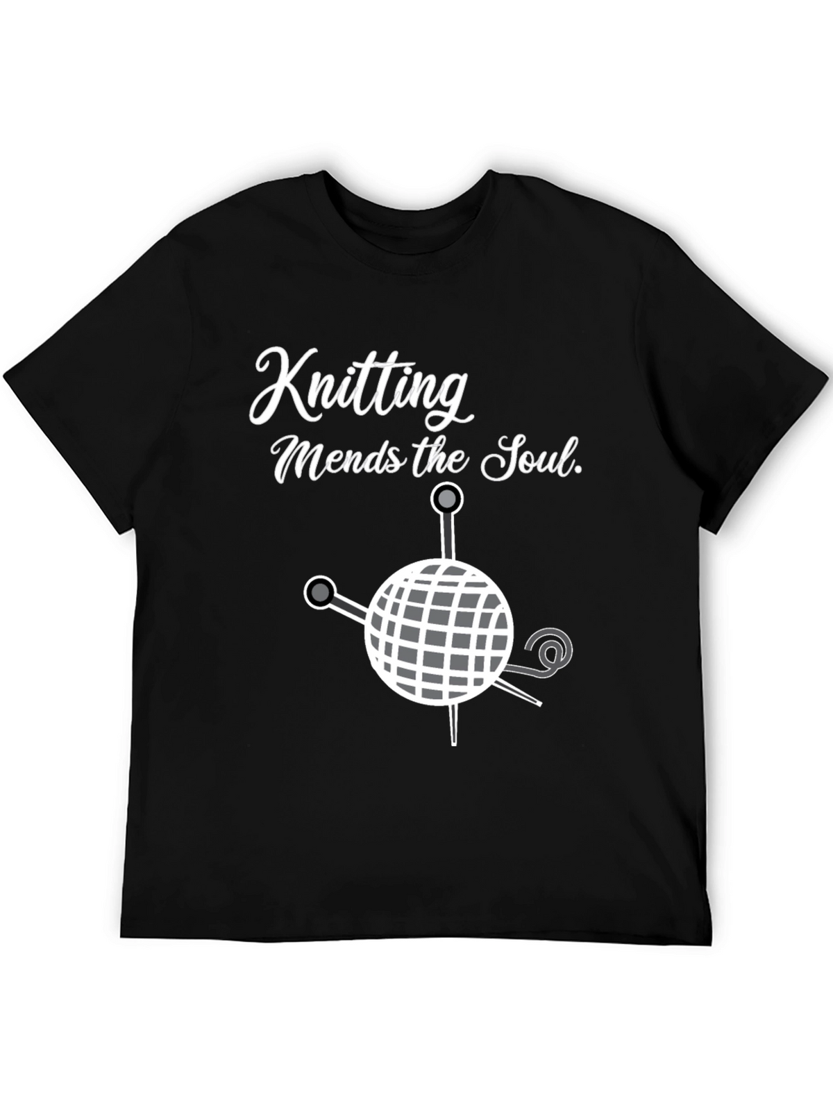 Knitting Mends the Soul T-Shirt