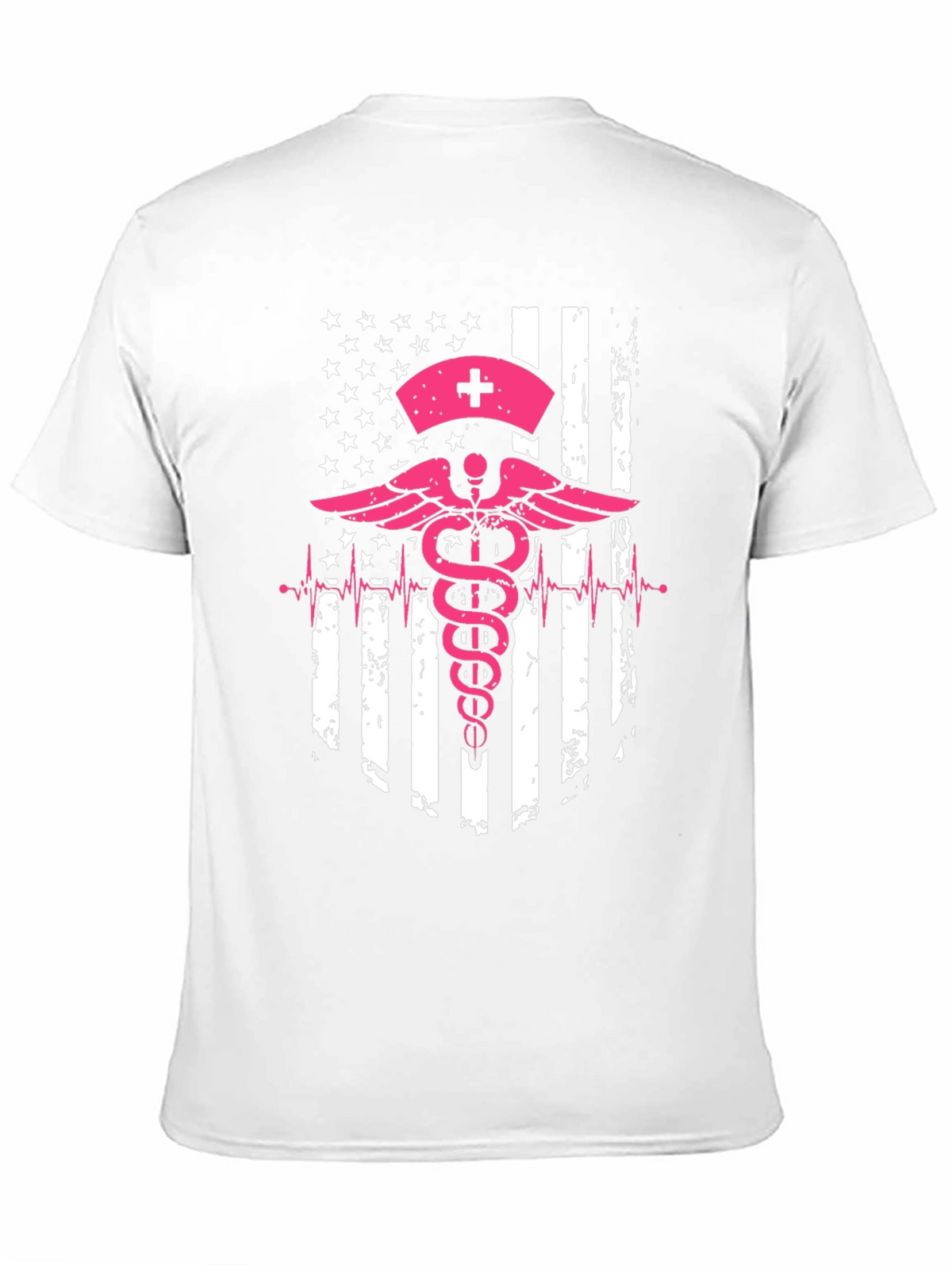 Nurse American Flag Graphic Tee