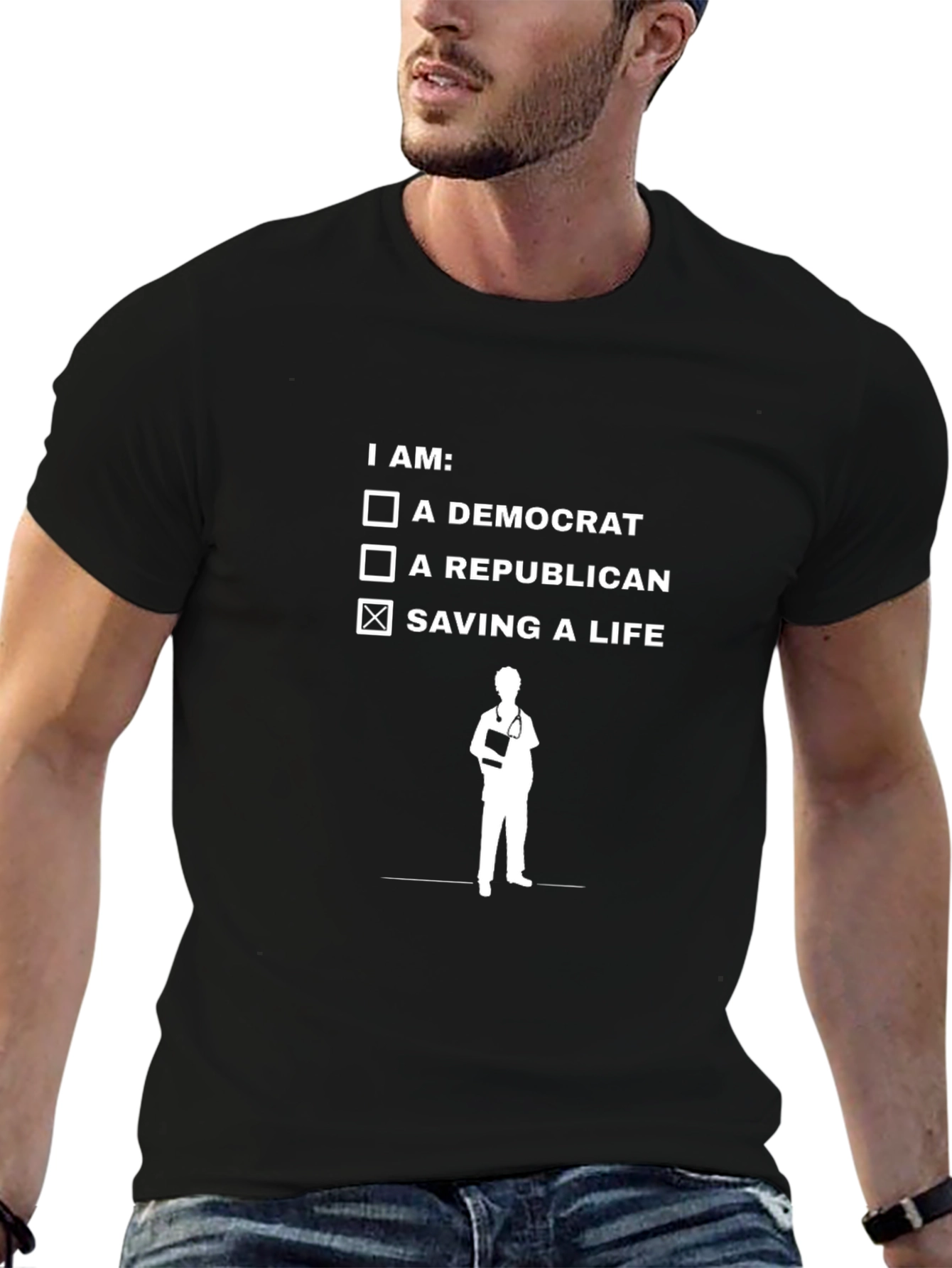 Saving A Life Graphic T-Shirt