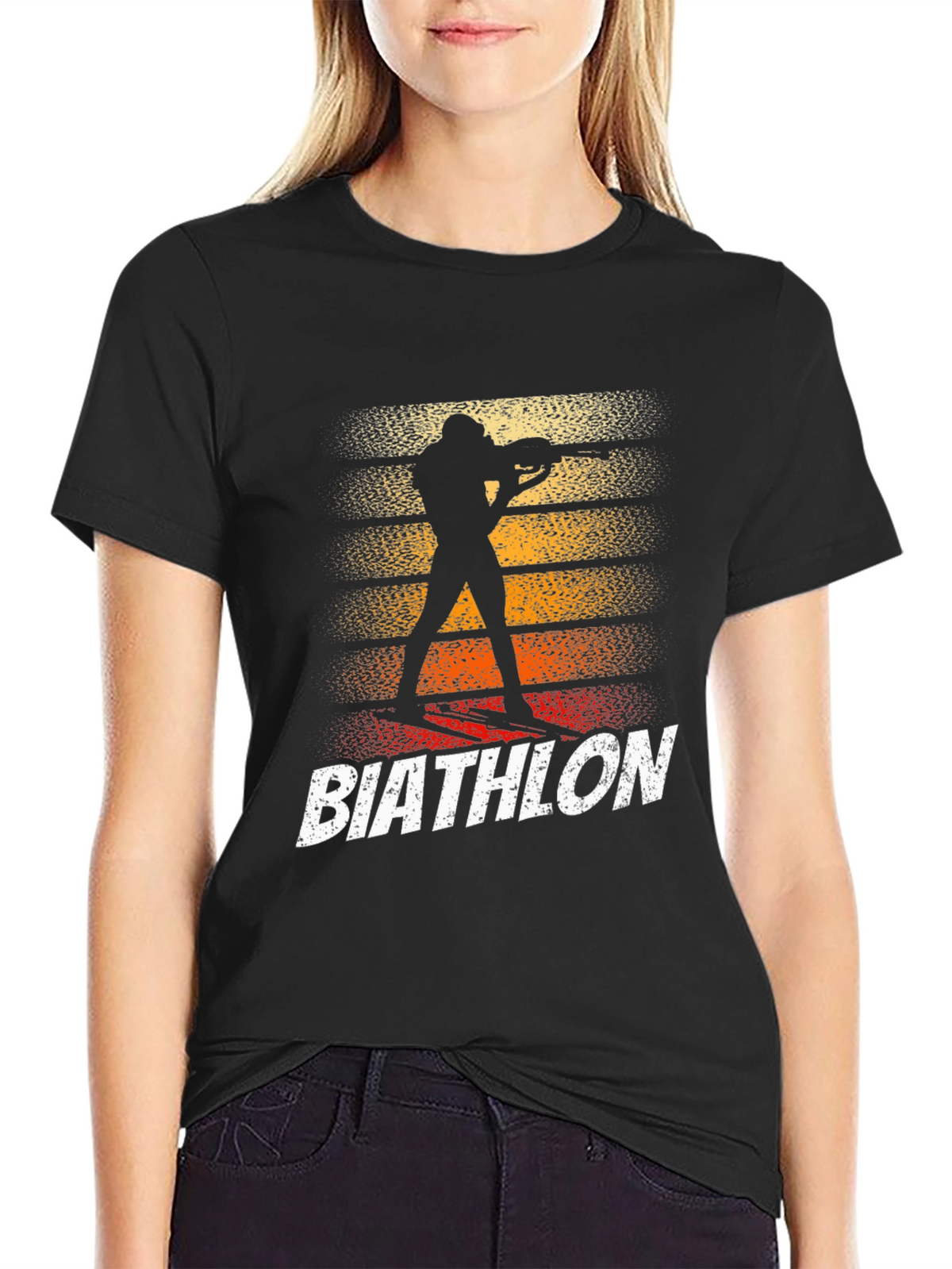 Biathlon Silhouette Graphic T-Shirt