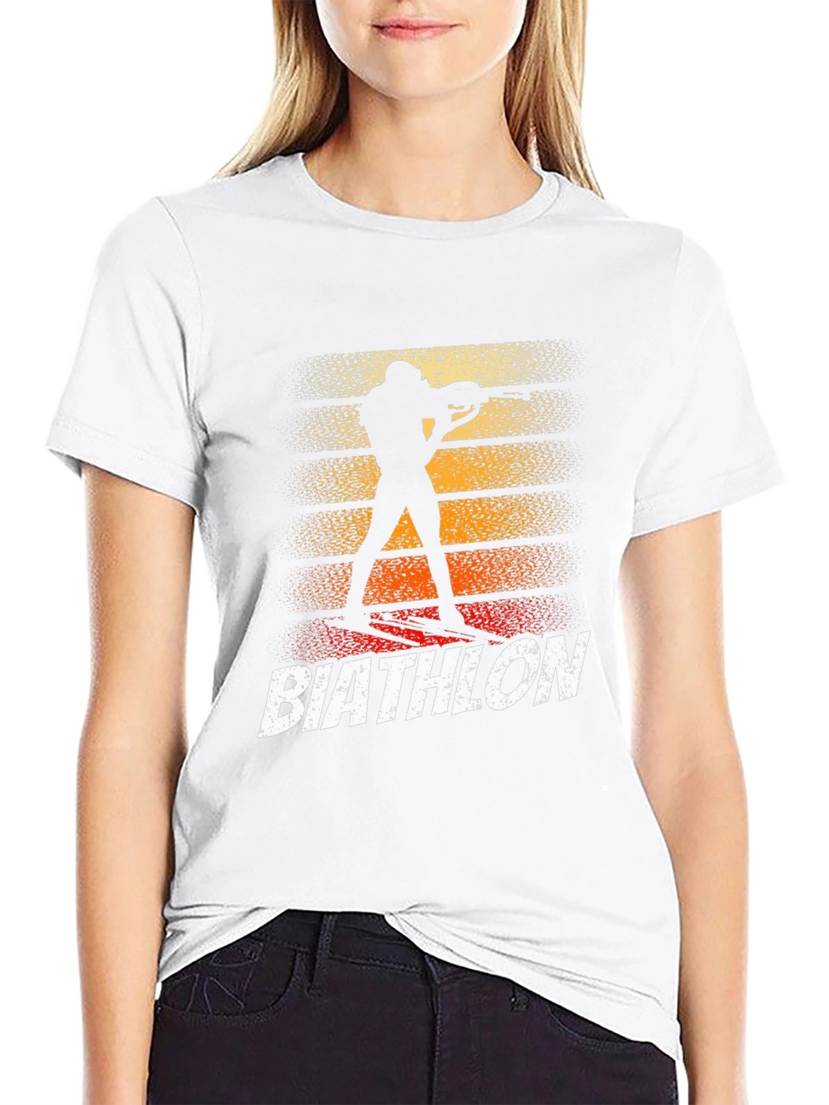 Biathlon Silhouette Graphic T-Shirt