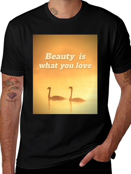 Beauty Swans Graphic T-Shirt